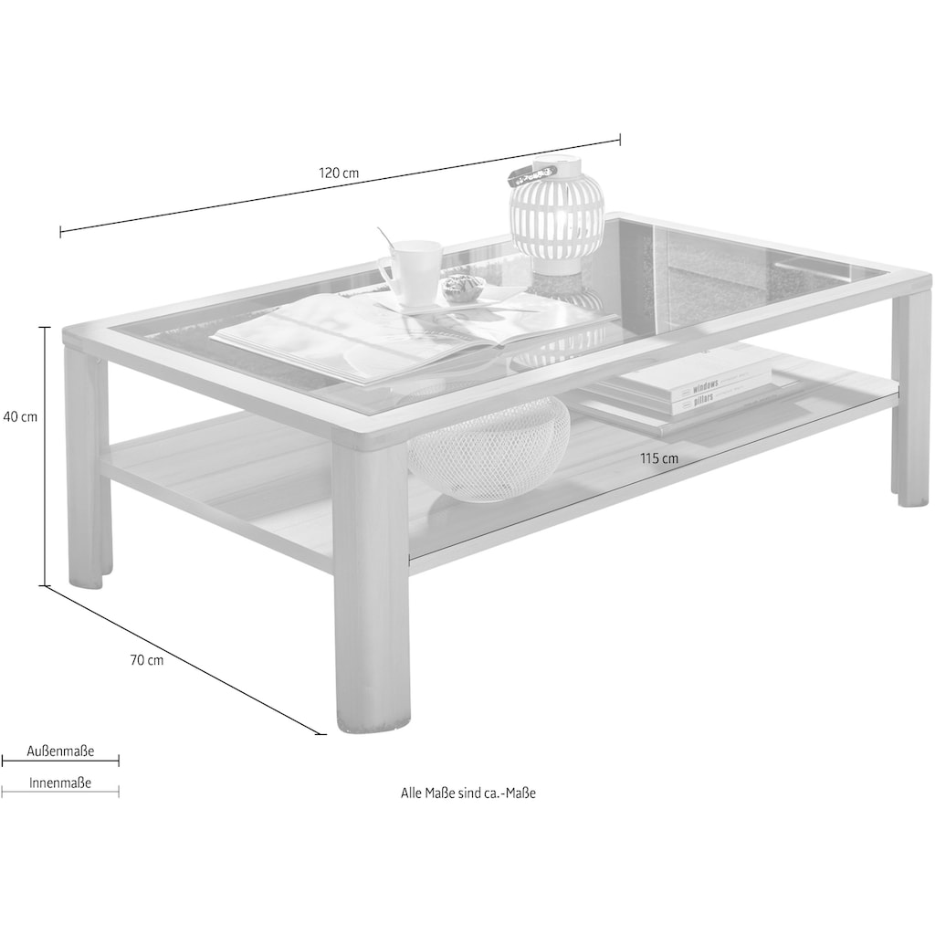 Innostyle Couchtisch »Nature Plus«, (Packung)