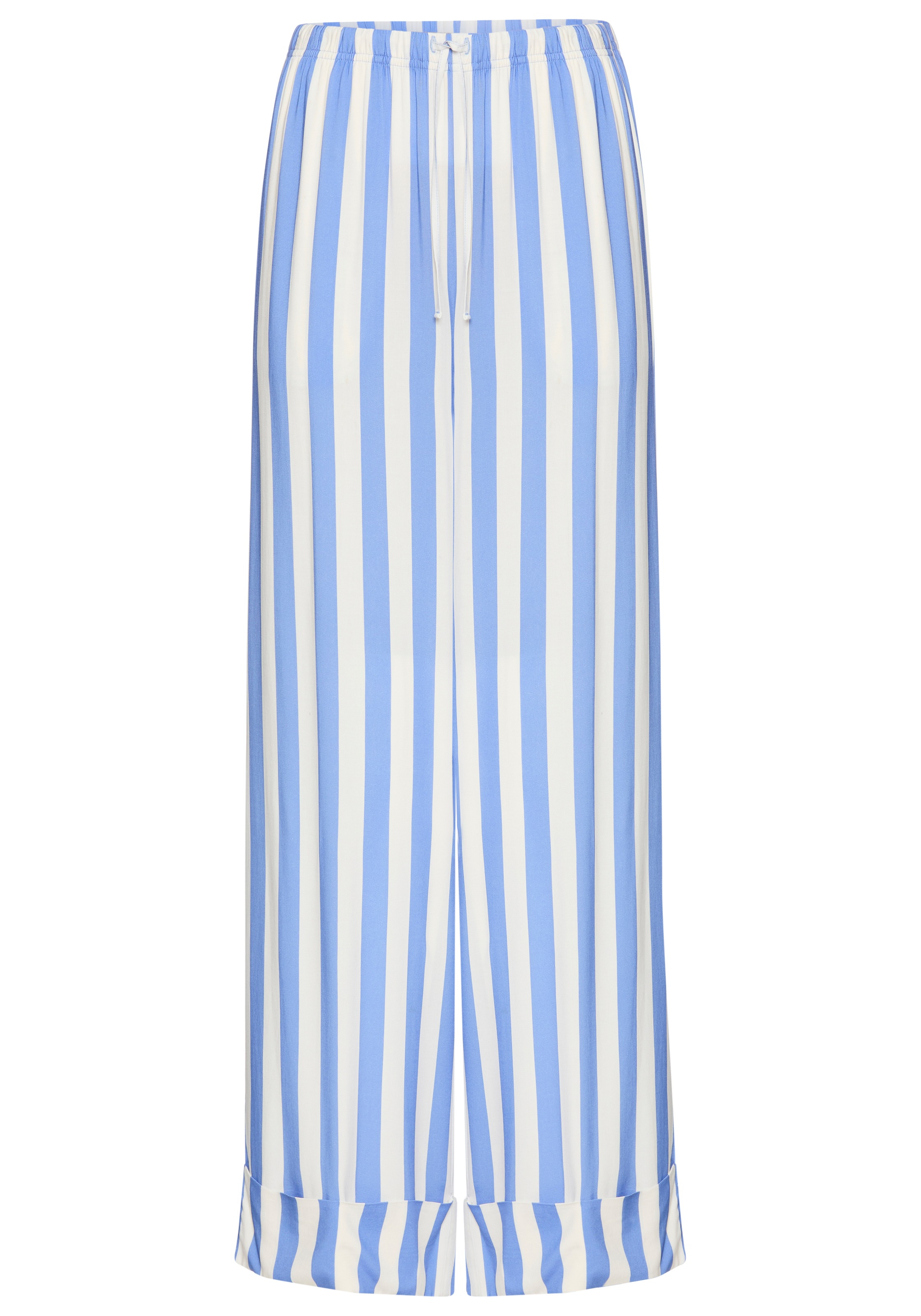 s.Oliver Pyjamahose  mit breitem Aufschlag am Saum