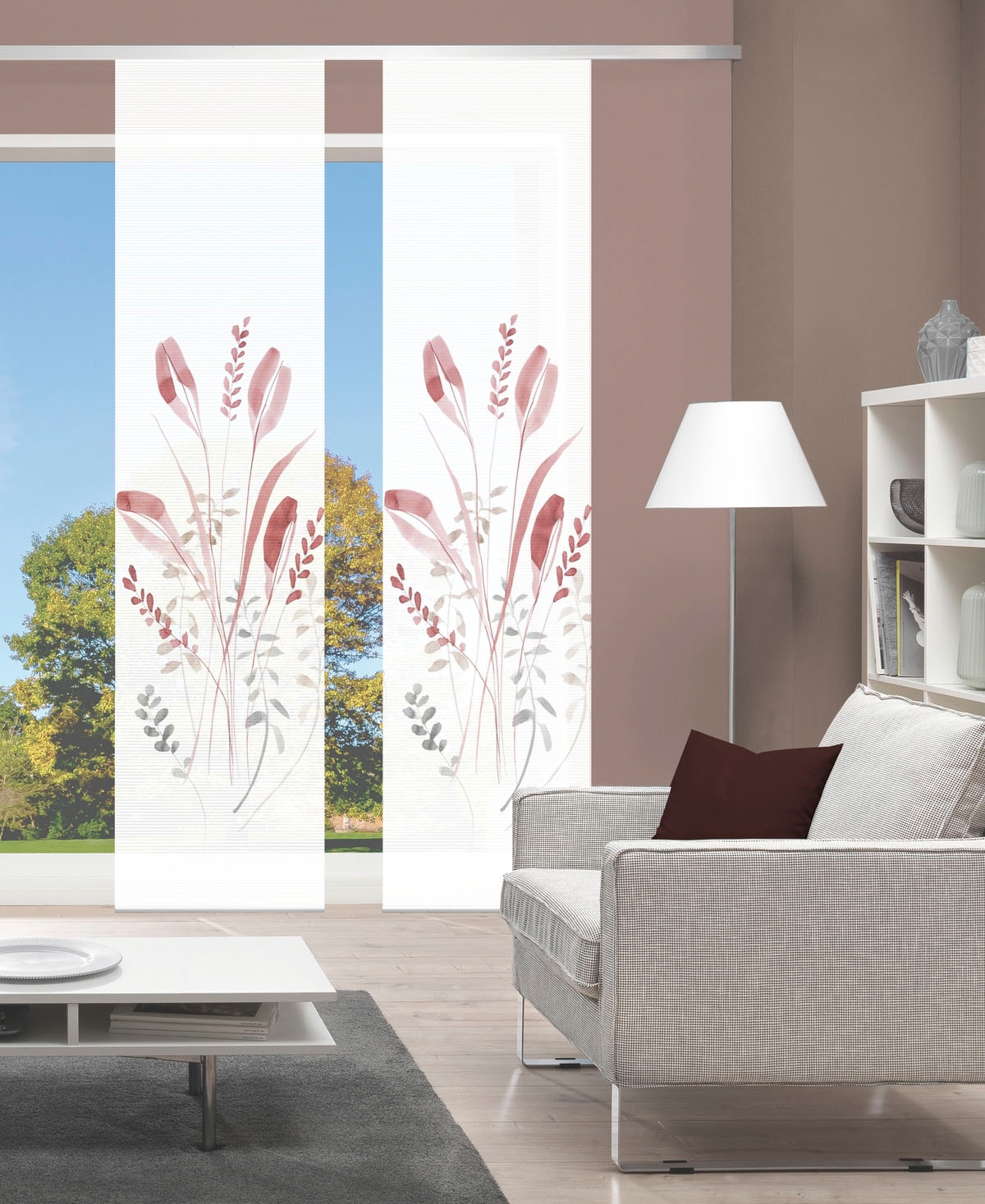 Vision S Schiebegardine »AYENE 2er SET« Paneelwagen 2 Stk. tlg. Schiebevorhang Digidruck 2er Set AYENE