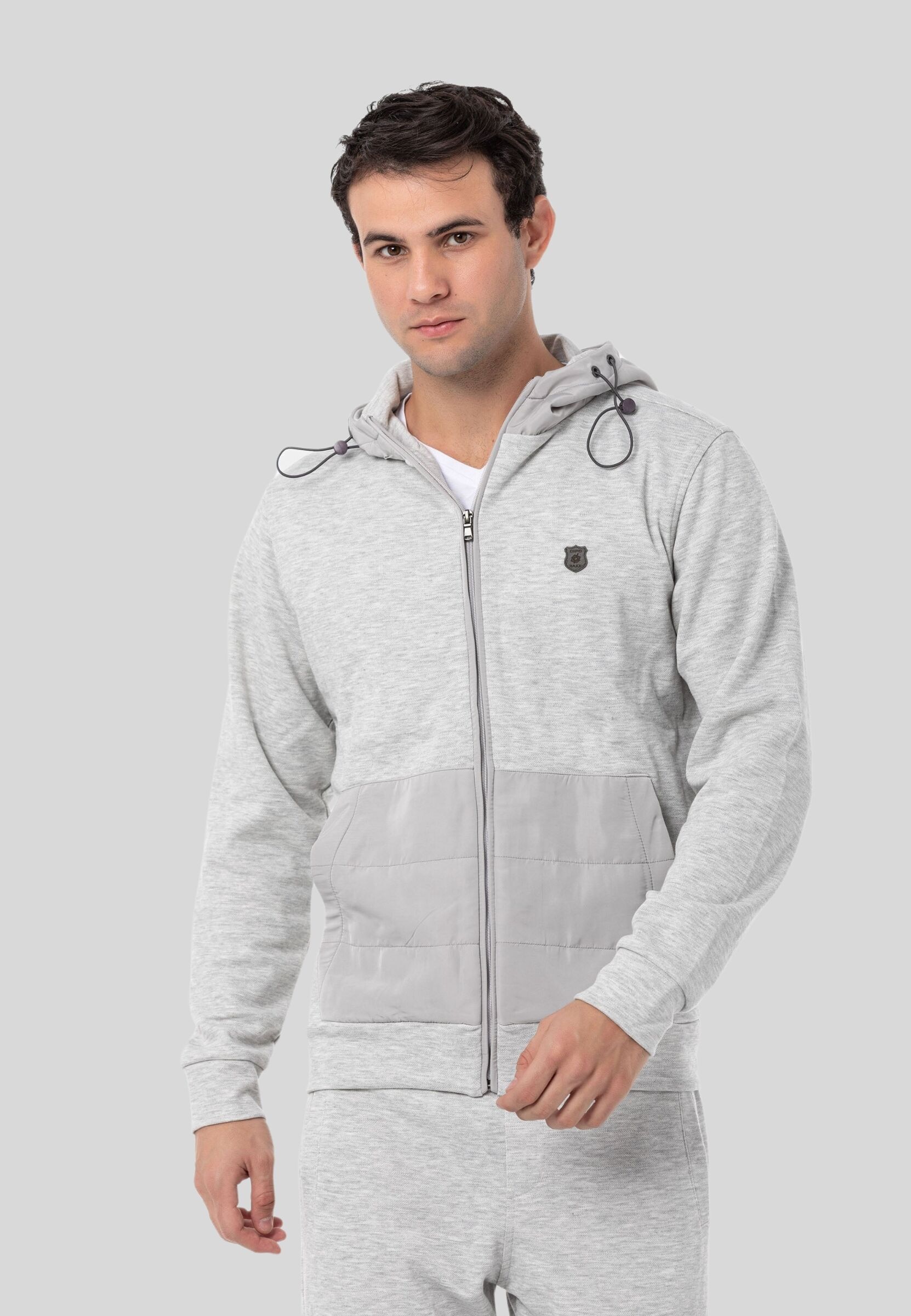 Cipo & Baxx Trainingsanzug »Cipo & Baxx Jogginganzug« 2 Stk. im unifarbenen Look
