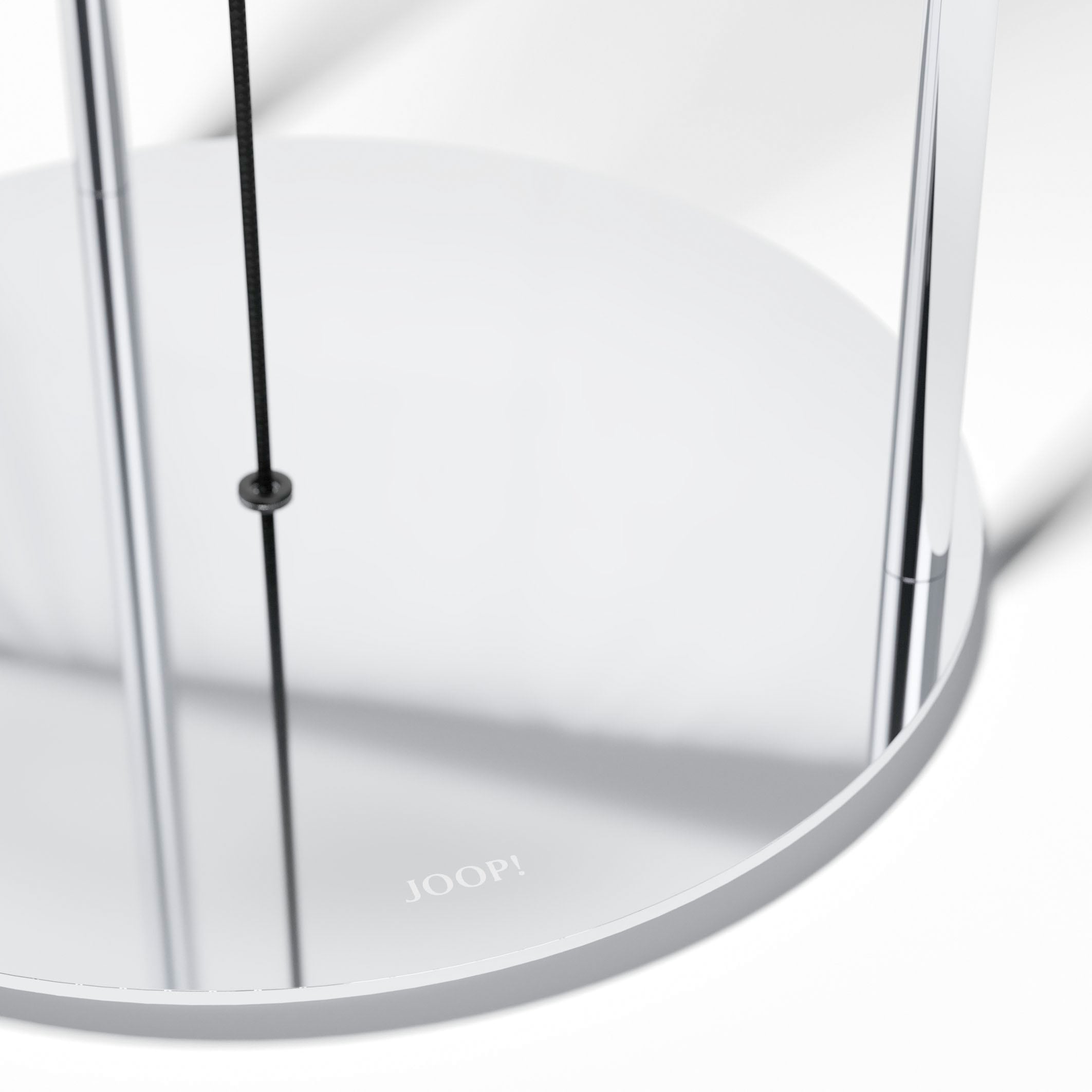 »ROUND Fumé-Glasschirm rundem und mit Jahren XXL | LIGHTS«, mit Garantie kaufen eingelassenem Joop! Metall-Dekorband Stehlampe 3 online