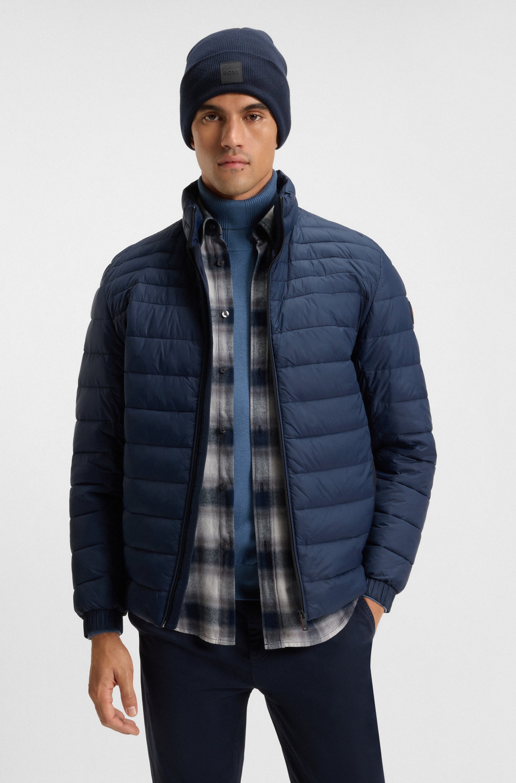 BOSS ORANGE Strickmütze »Fantastico_R_Hat« mit BOSS-Aufnäher