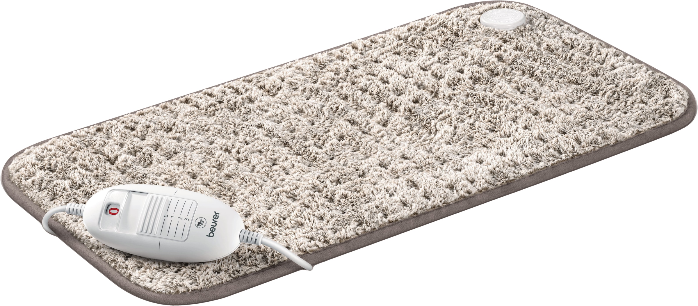 BEURER Heizkissen »HK 123 XXL Format für kuschelige Wärme mit flauschigem Material«, Mit 3 Temperaturstufen, maschinenwaschbar bis 30°C, 60 x 30 cm