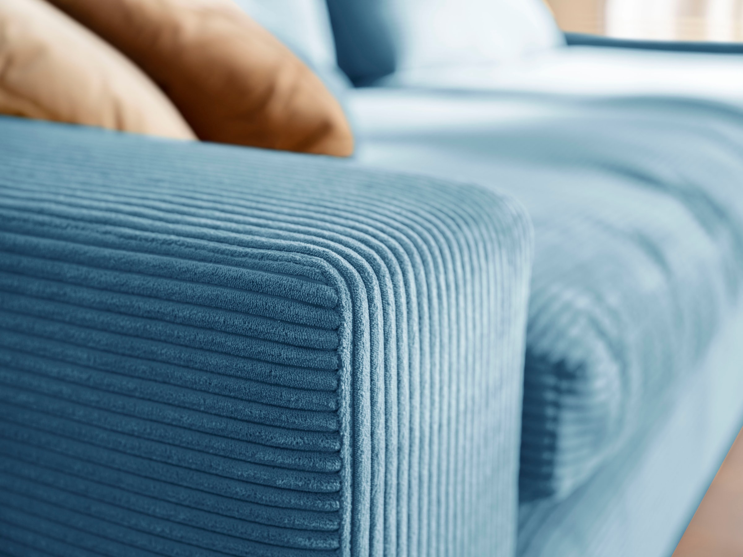 alina Big-Sofa »Sandy«, 256 cm breit und 123 cm tief, in modernem Cordstoff
