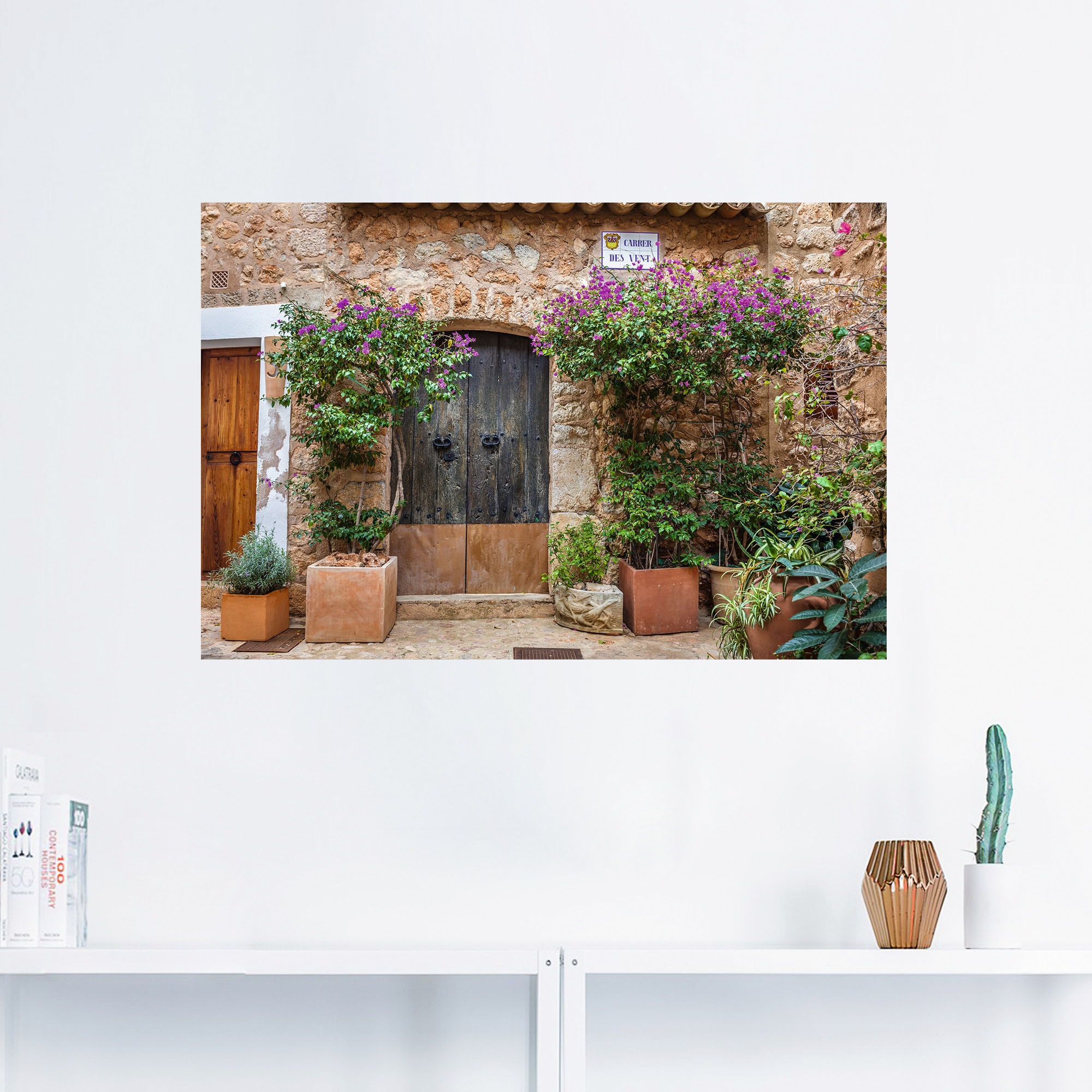 Artland Wandbild »Altstadtgasse im Dorf Fornalutx Mallorca«, Fenster &  Türen, (1 St.), als Alubild, Leinwandbild, Wandaufkleber oder Poster in  versch. Größen bequem bestellen