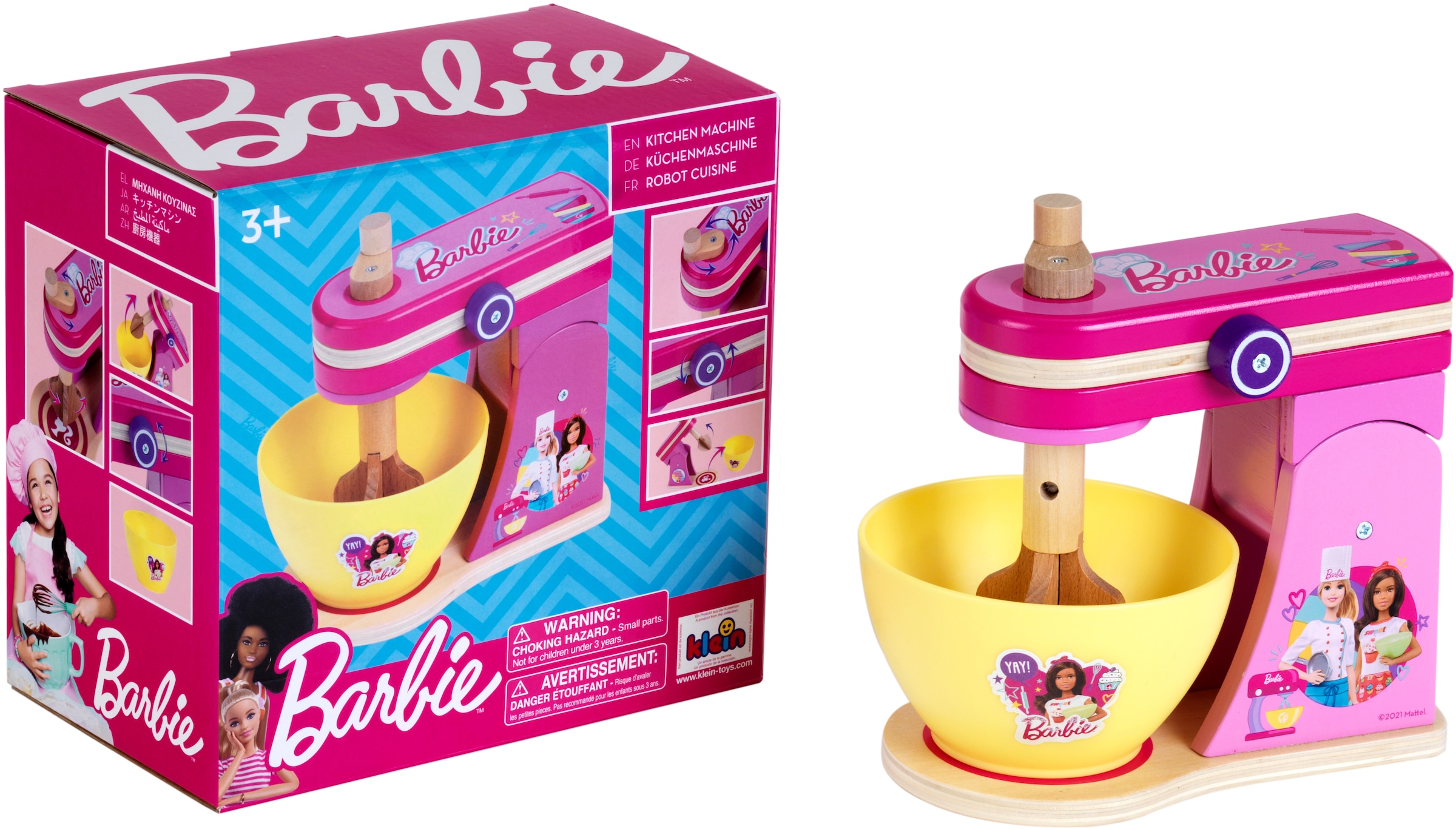 Klein Kinder-Standmixer »Barbie Küchenmaschine, Holz« kaufen