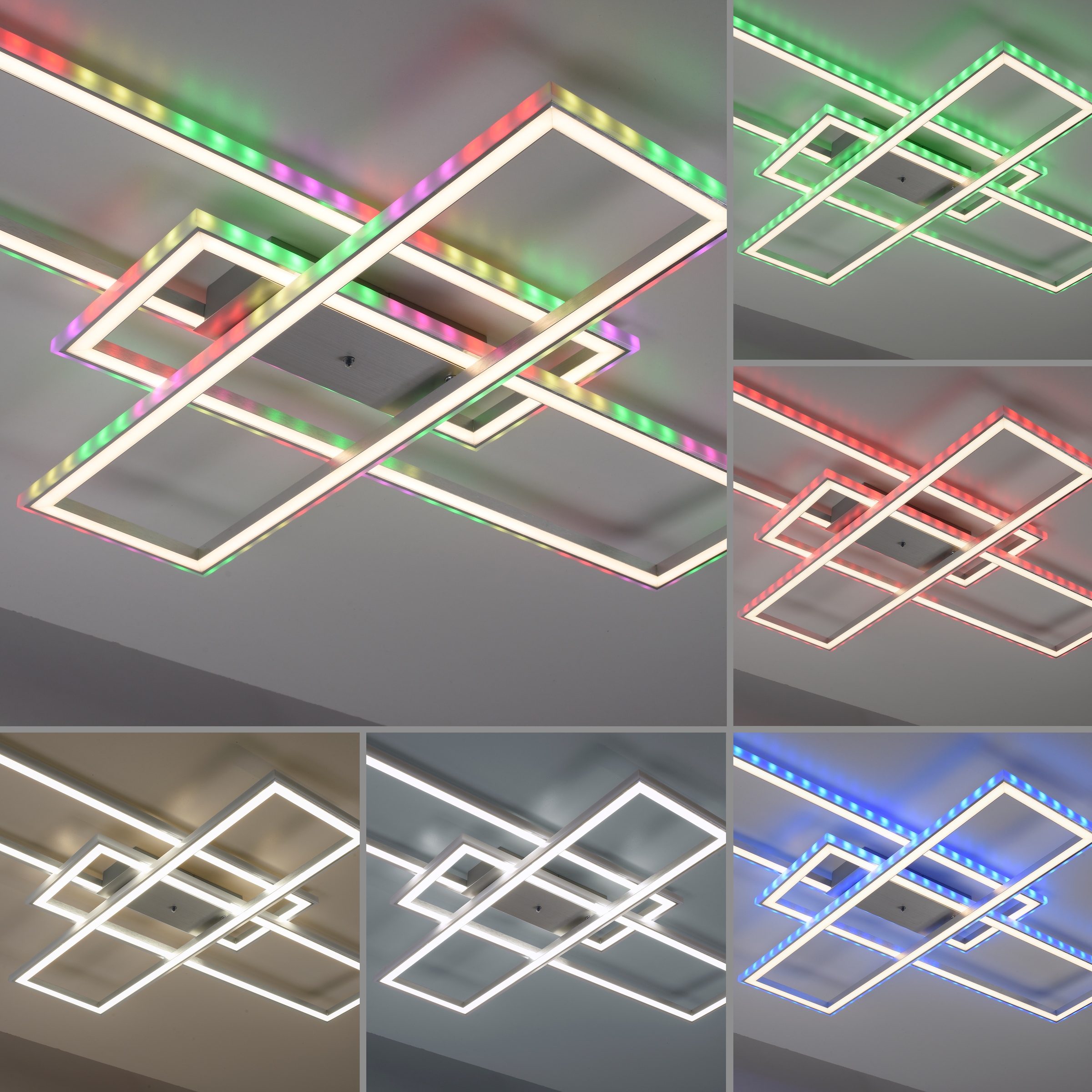 LED, Deckenleuchte | Infrarot XXL Leuchten mit Garantie Jahren RGB-Rainbow, - über CCT online Fernbed., 3 inkl. Fernbedienung, »FELIX60«, kaufen flammig-flammig, 2 Direkt