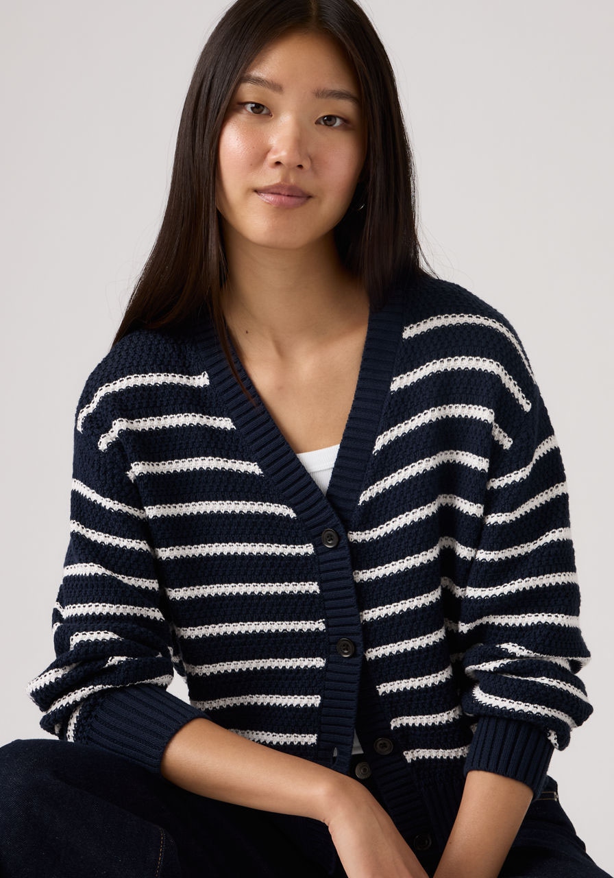 Levi's® Cardigan »SNOWFLAKE CARDIGAN« gestreift, mit Knopfleiste