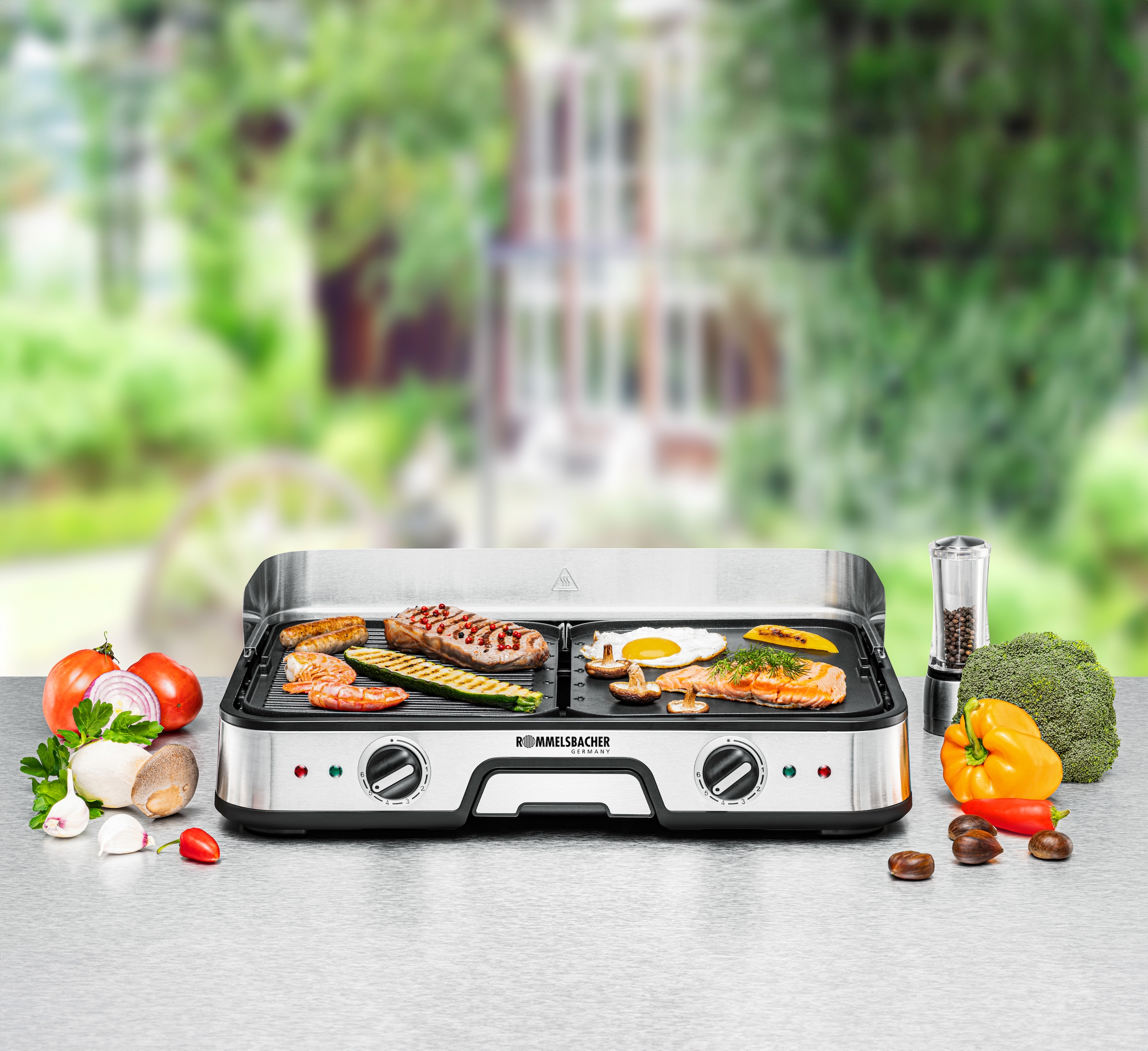 Rommelsbacher Tischgrill »BBQ 2025«, 2000 W