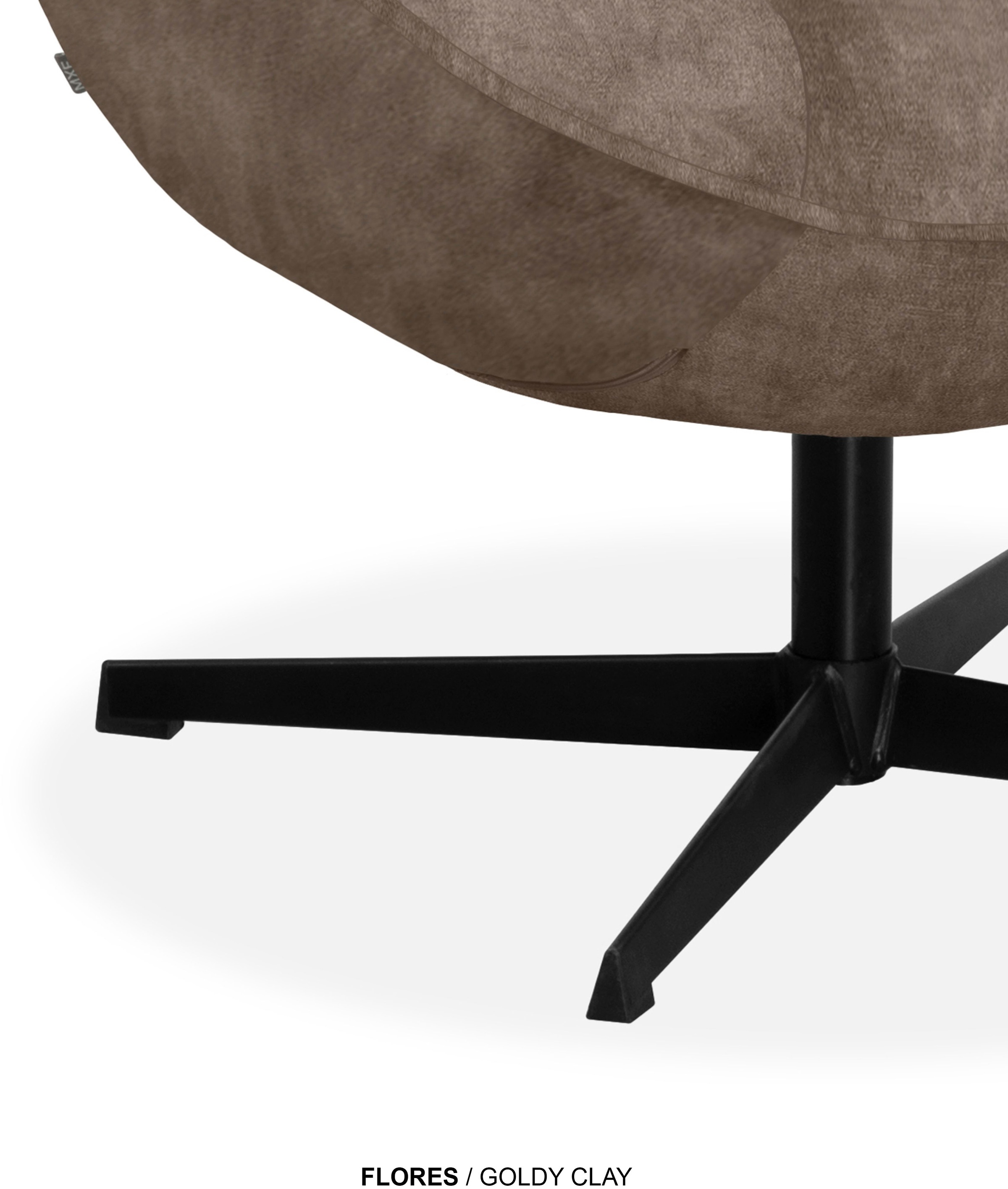 OMG Design Sessel »Flores« bequemer Sessel, mit Drehgestell