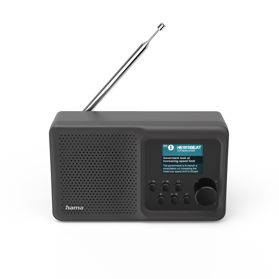 Hama Digitalradio (DAB+) MP3, (DAB+)-Internetradio) (Bluetooth, CD, AUX, Digitalradio tragbar, »Digitalradio (Bluetooth XXL Jahre | DAB+, klein Garantie 3 USB, Akku)«, ➥ UNIVERSAL