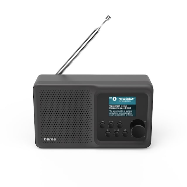 Hama Digitalradio (DAB+) »Digitalradio klein (Bluetooth, DAB+, CD, USB,  MP3, AUX, tragbar, Akku)«, (Bluetooth Digitalradio (DAB+)-Internetradio) ➥  3 Jahre XXL Garantie | UNIVERSAL