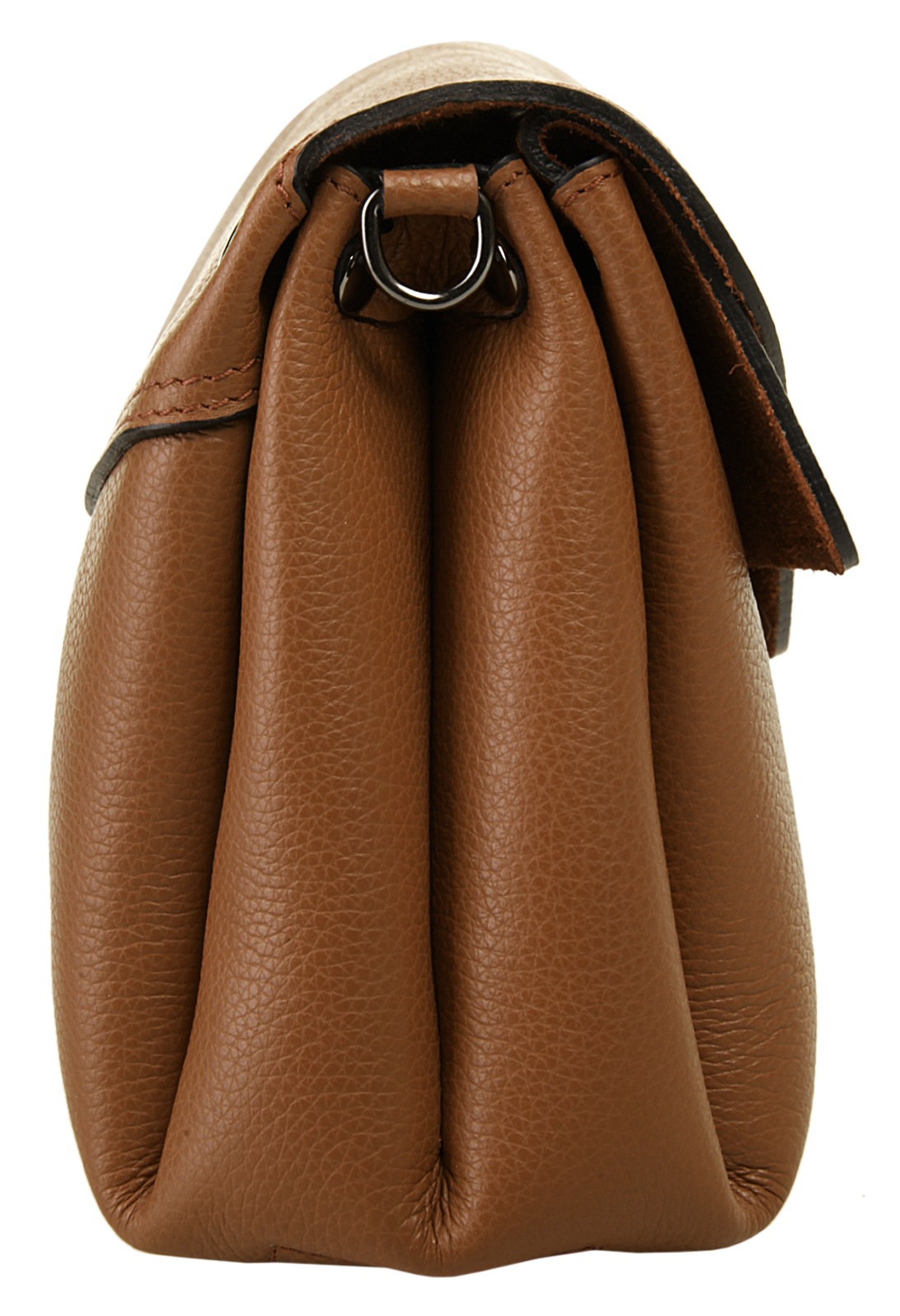Cluty Umhängetasche, echt Leder, Made in Italy