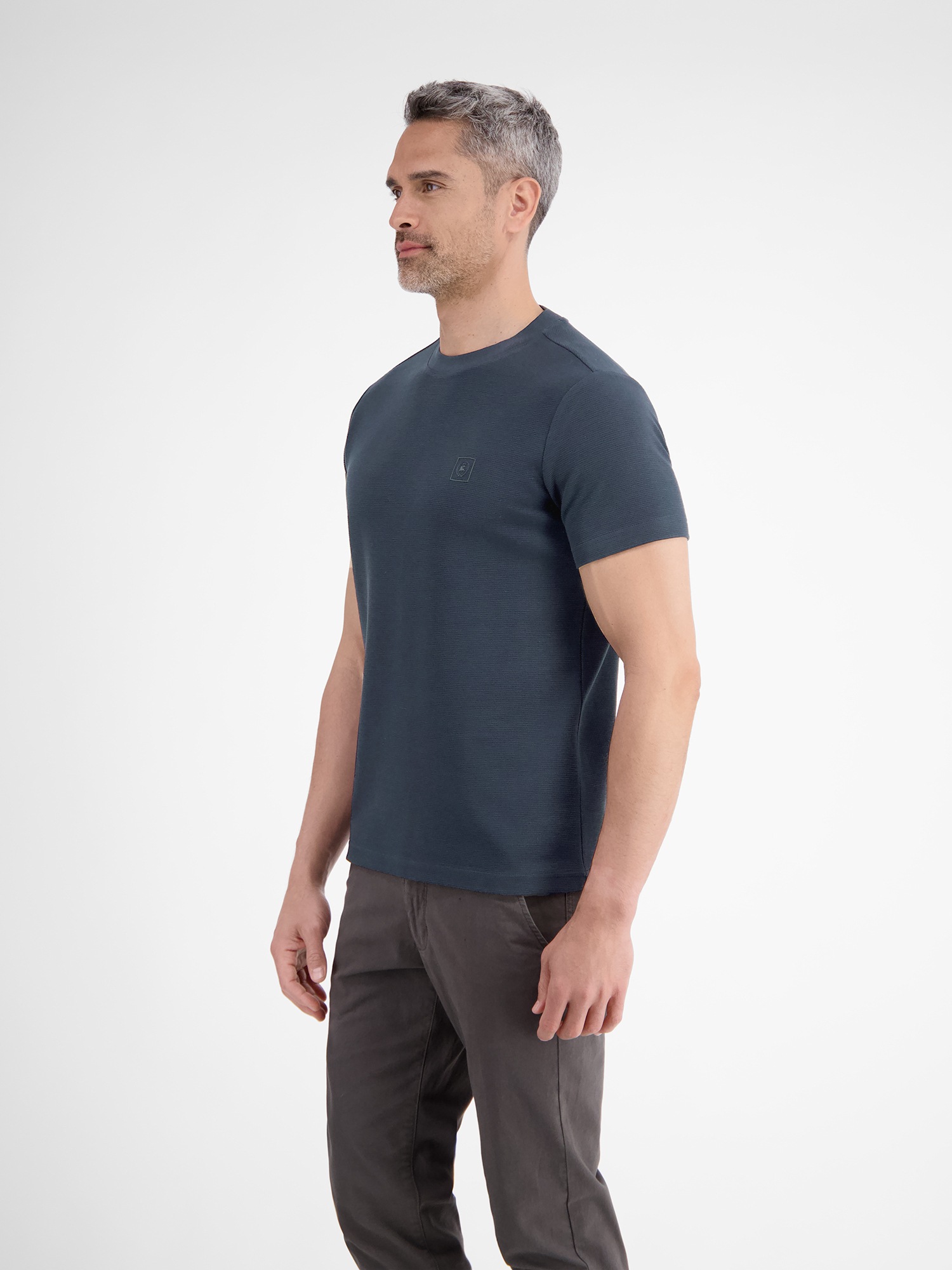 LERROS T-Shirt »LERROS Herren T-Shirt in Strukturqualität«