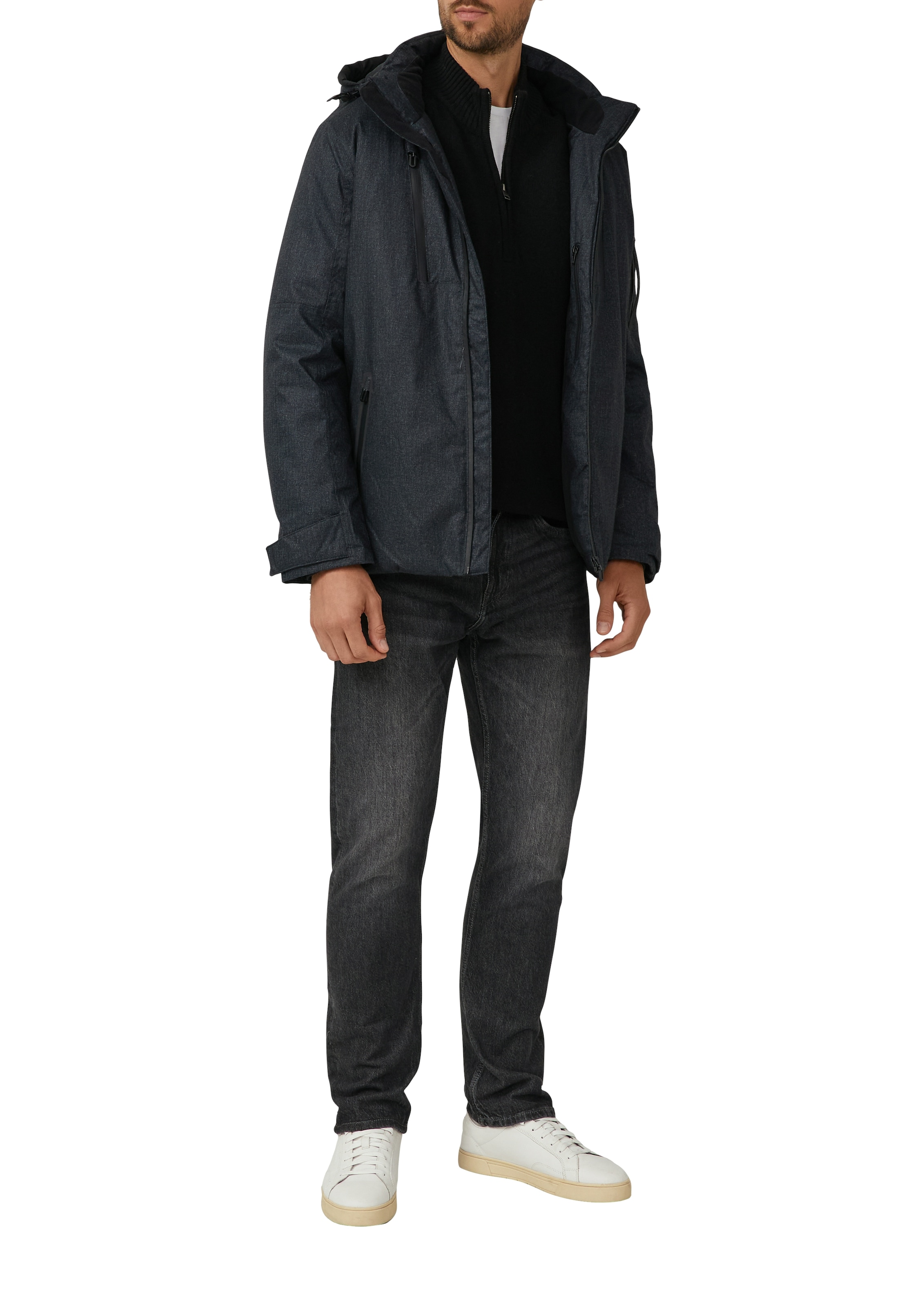 s.Oliver Outdoorjacke mit Kapuze mit Kapuze