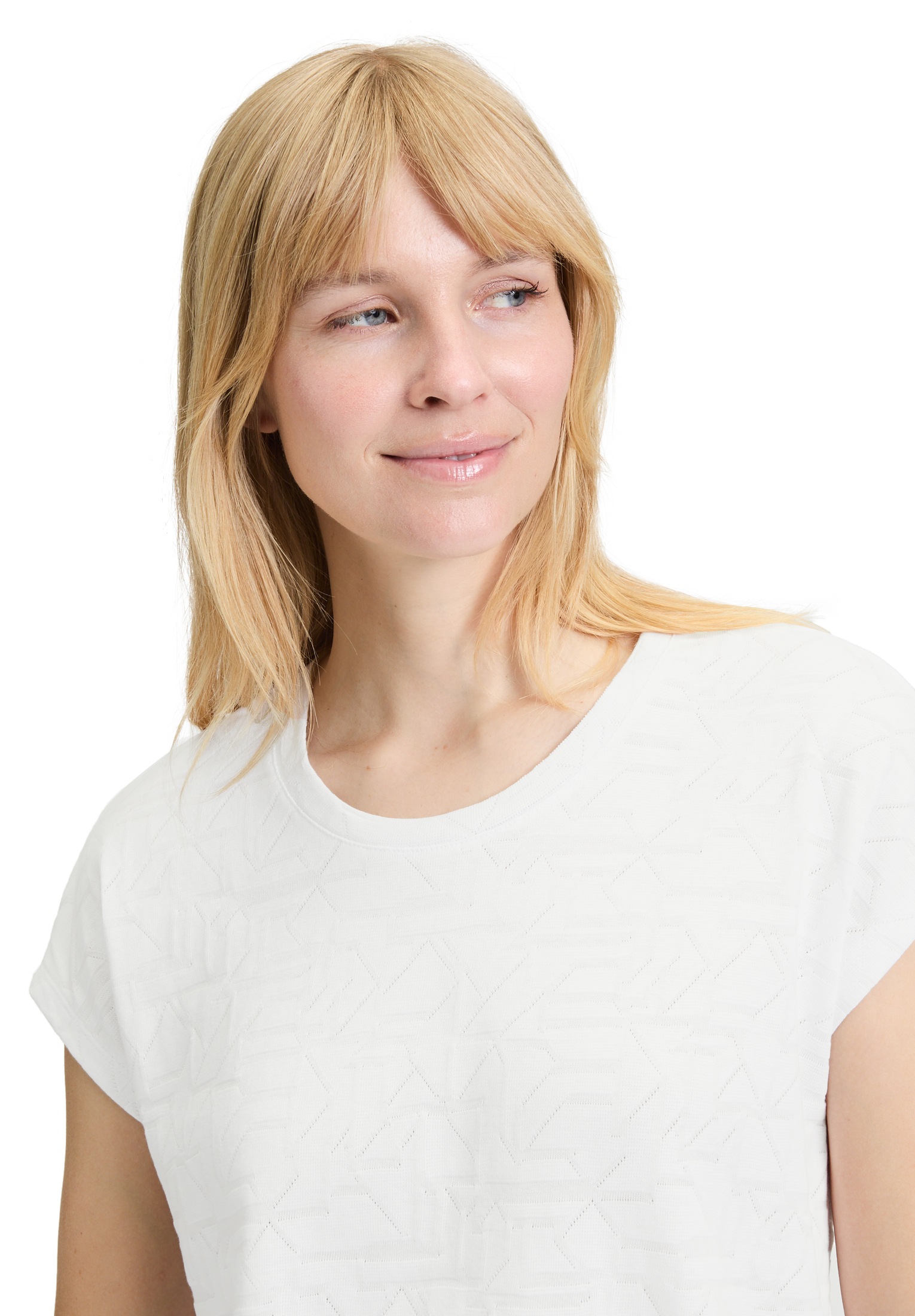 Betty Barclay Kurzarmshirt »Strukturshirt mit Tunnelzug«