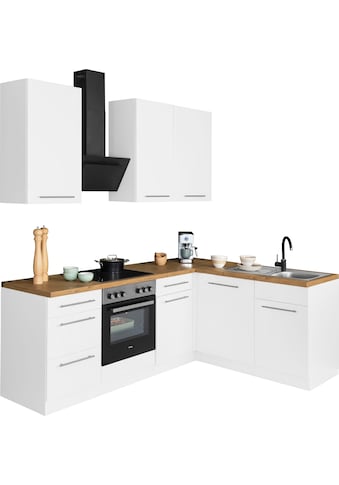 wiho Küchen Winkelküche »Unna«, ohne E-Geräte, Stellbreite 220 x 170 cm kaufen