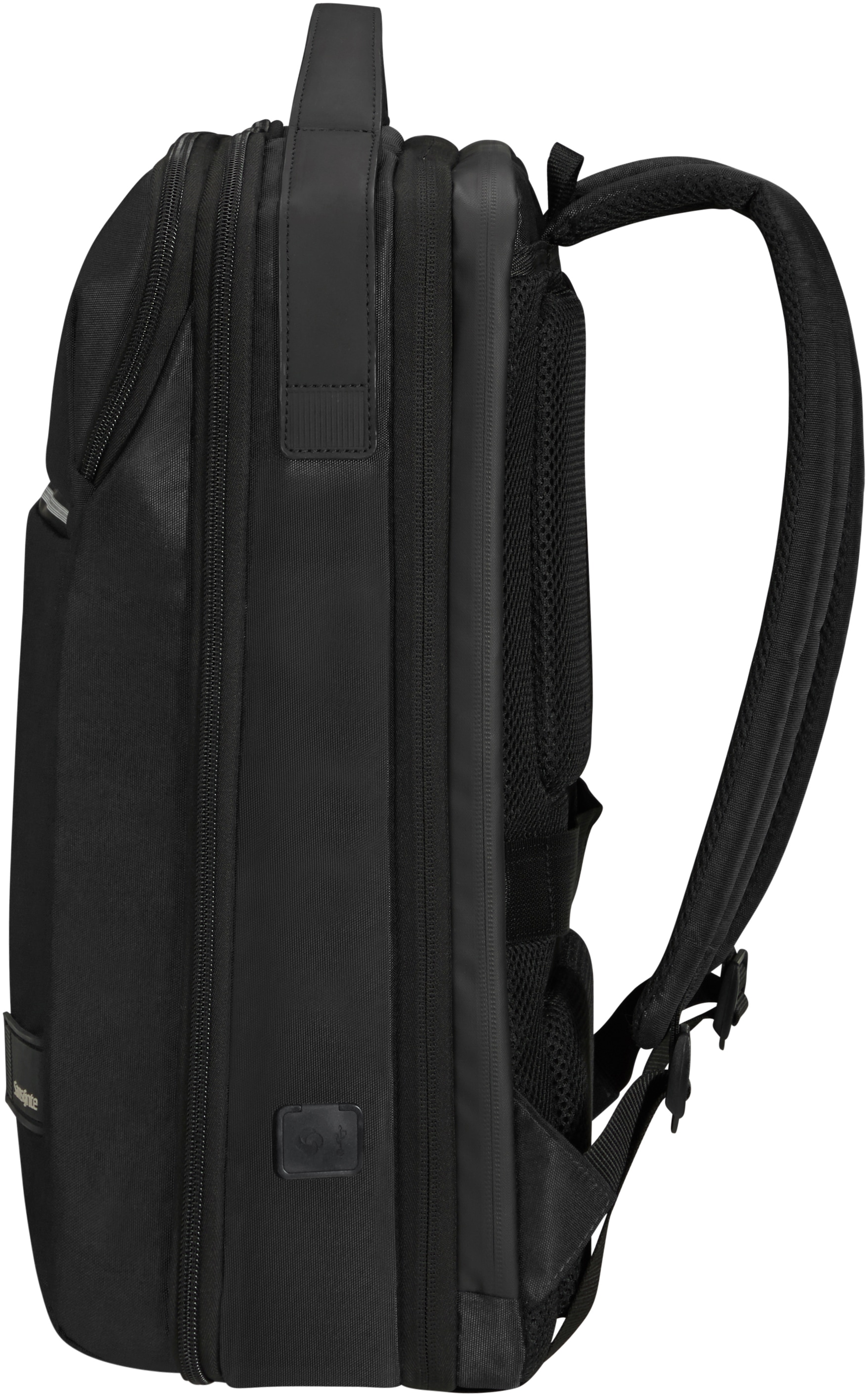 Samsonite Laptoprucksack »LITEPOINT«, reflektierende Details, Freizeitrucksack Schulrucksack USB-Schleuse 17,3 Zoll Laptopfach