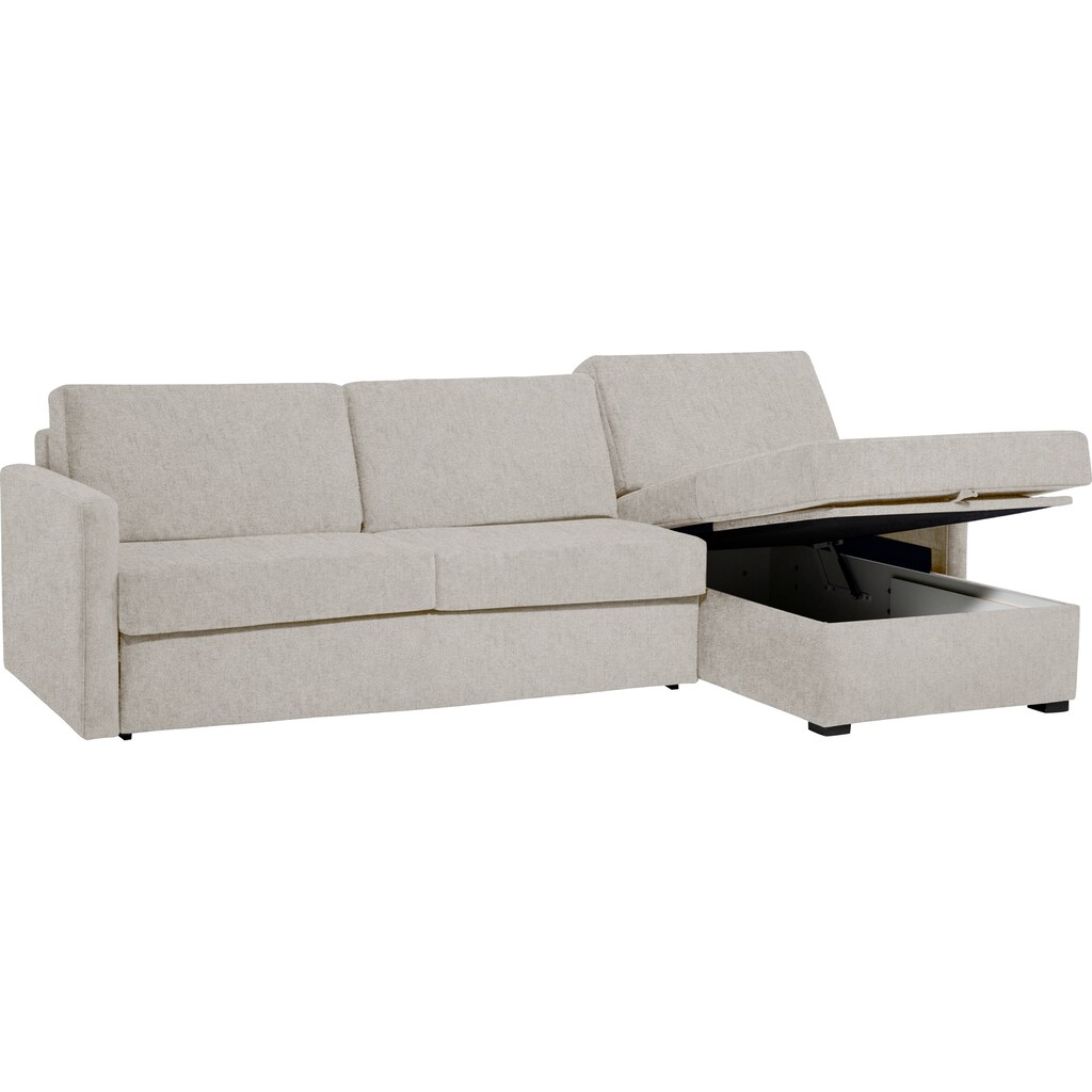 Places of Style Schlafsofa »GOLDPOINT Ecksofa 264 cm, Liegefläche (140/200cm)«