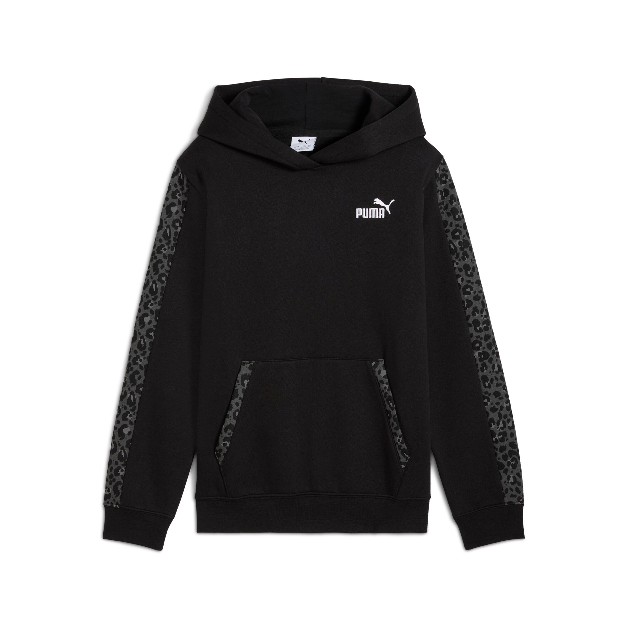 PUMA Kapuzensweatshirt »ESS GRAPHIC ANIMAL HOODIE FL G«, mit Kängurutasche, mit Kapuze, Regular Fit, pflegeleicht
