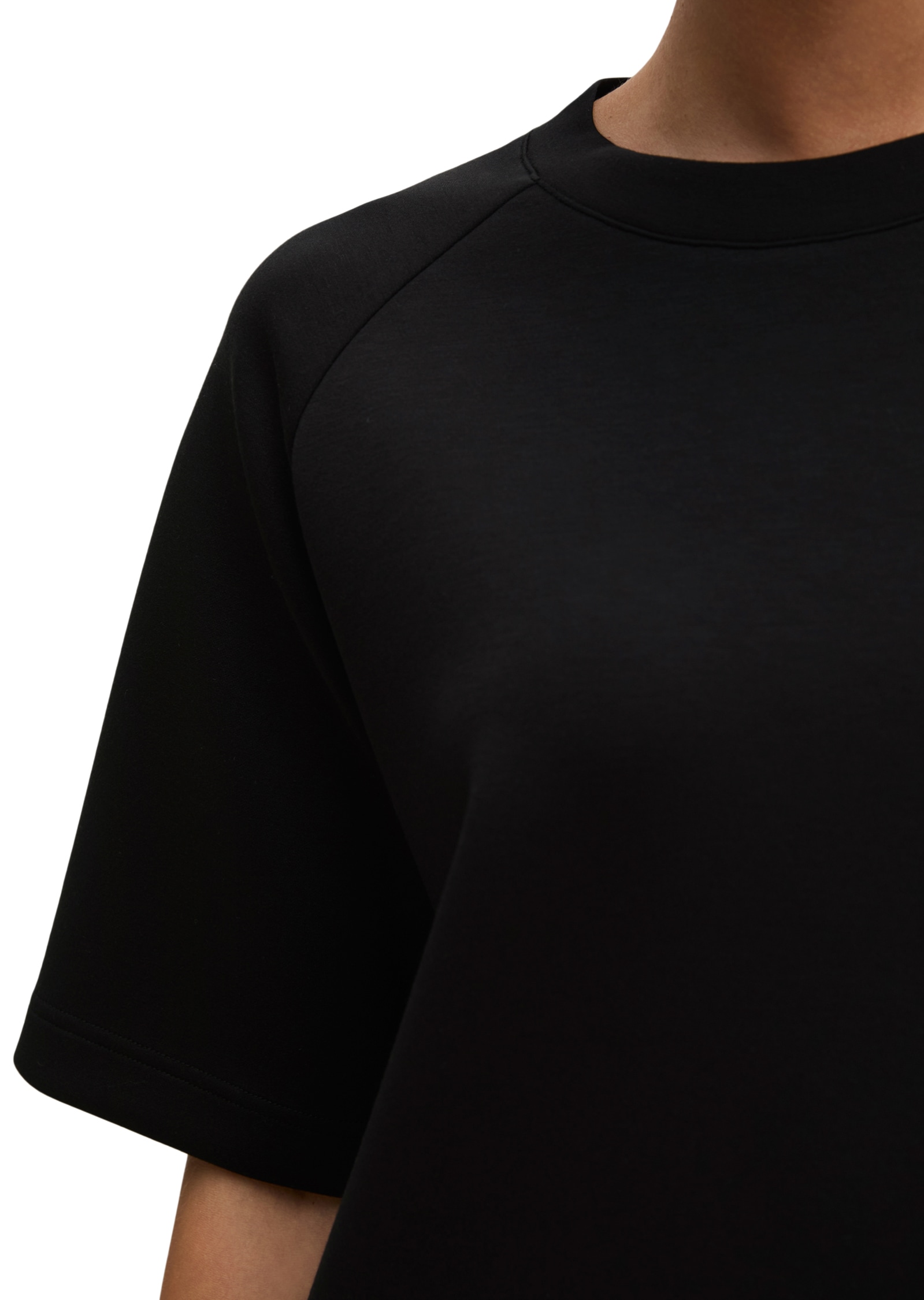 Marc O'Polo Rundhalsshirt lockere Passform, Halbarm, im Overshirt- und Sweatstyle, für Homewear