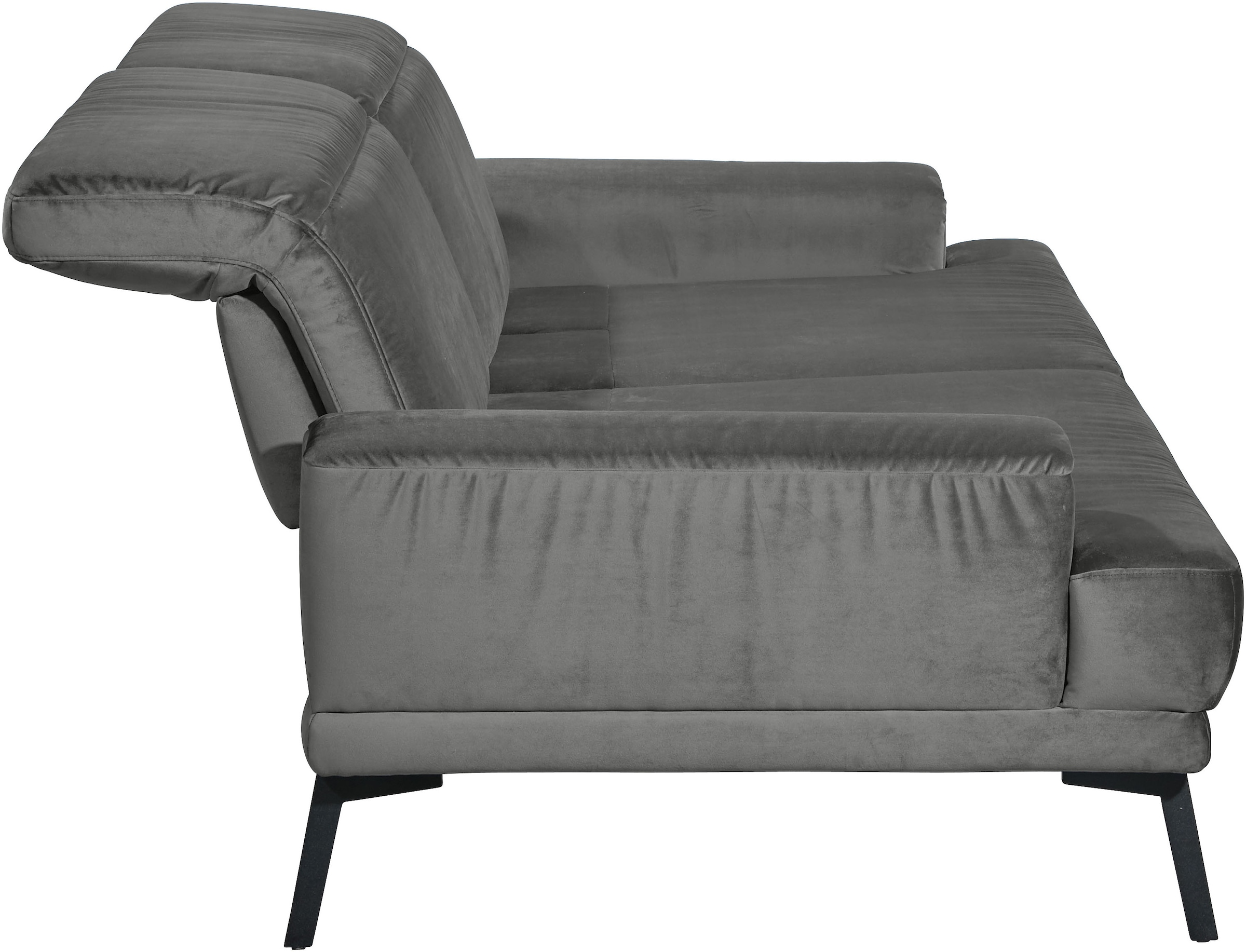 Musterring 3-Sitzer »MR 4580«, inkl. Kopf- und Sitztiefenverstellung, Fuß schwarz, B228 x T103 cm