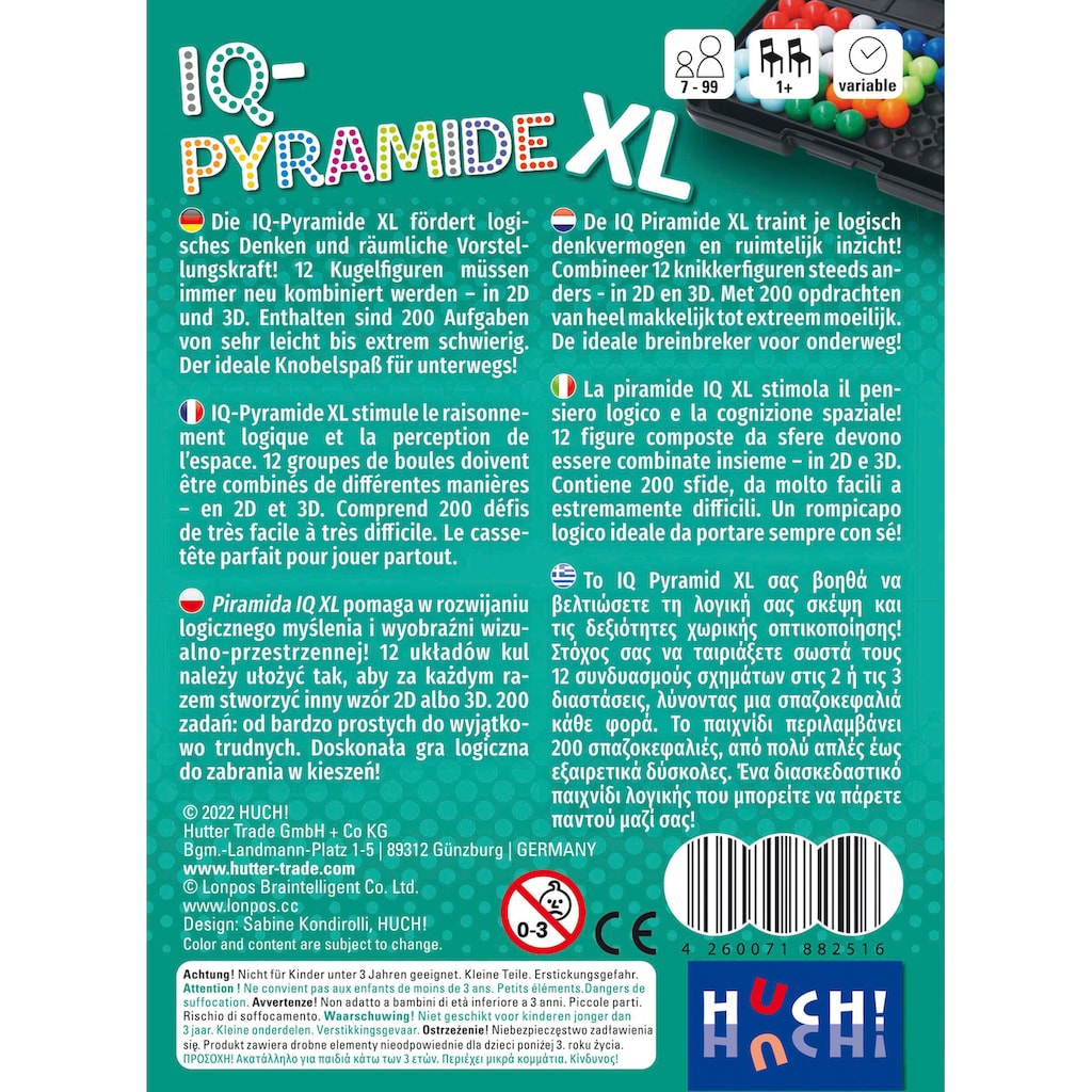 Huch! Spiel »IQ Pyramide XL«