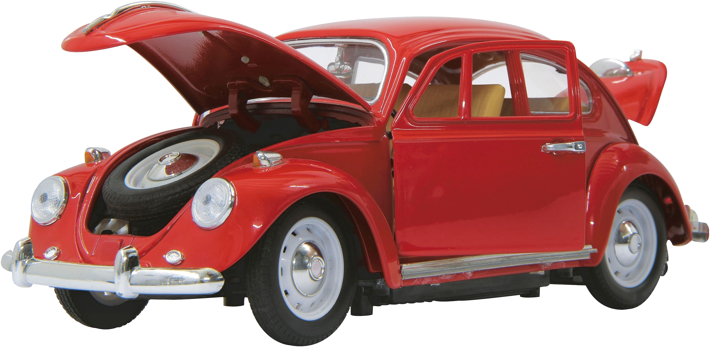 Jamara RC-Auto »Diecast, VW Käfer, 1:18, rot, 27MHz«
