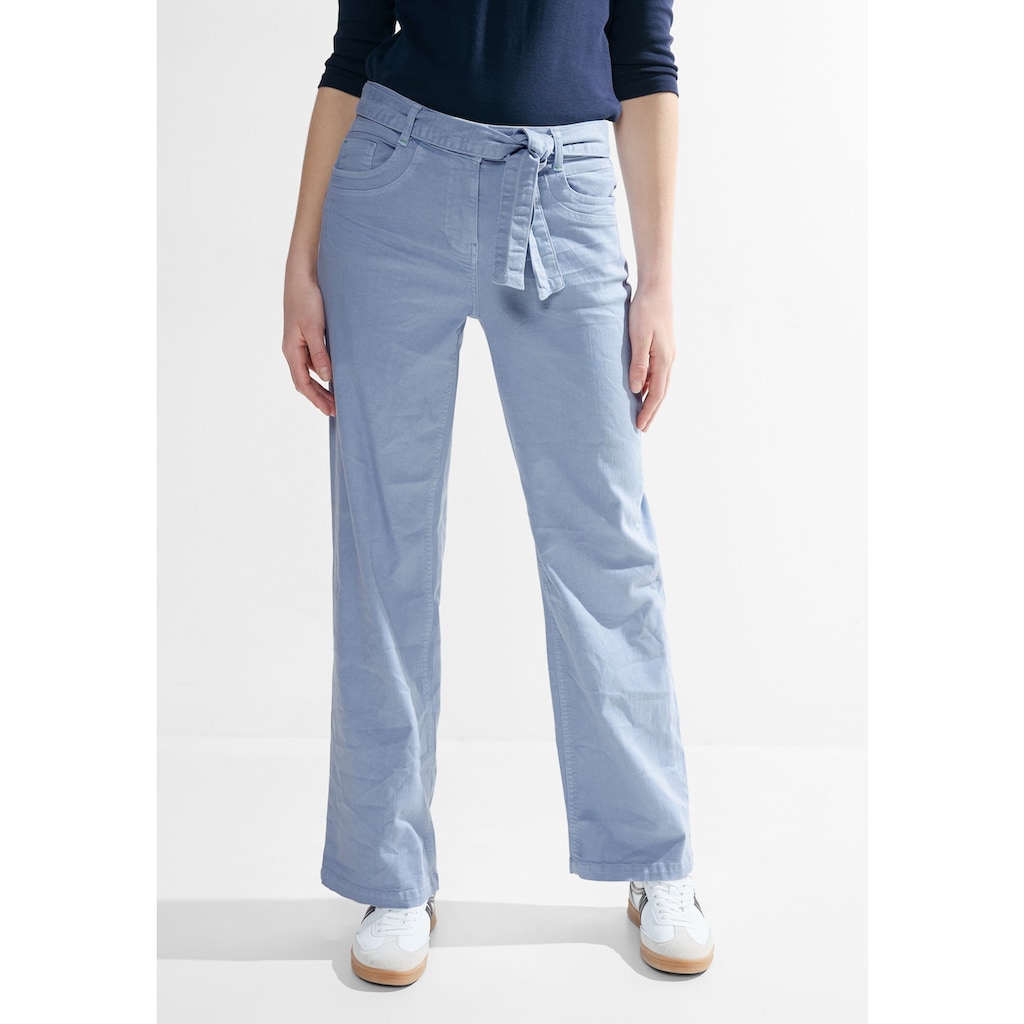 Cecil Comfort-fit-Jeans, mit Kontrastnähten