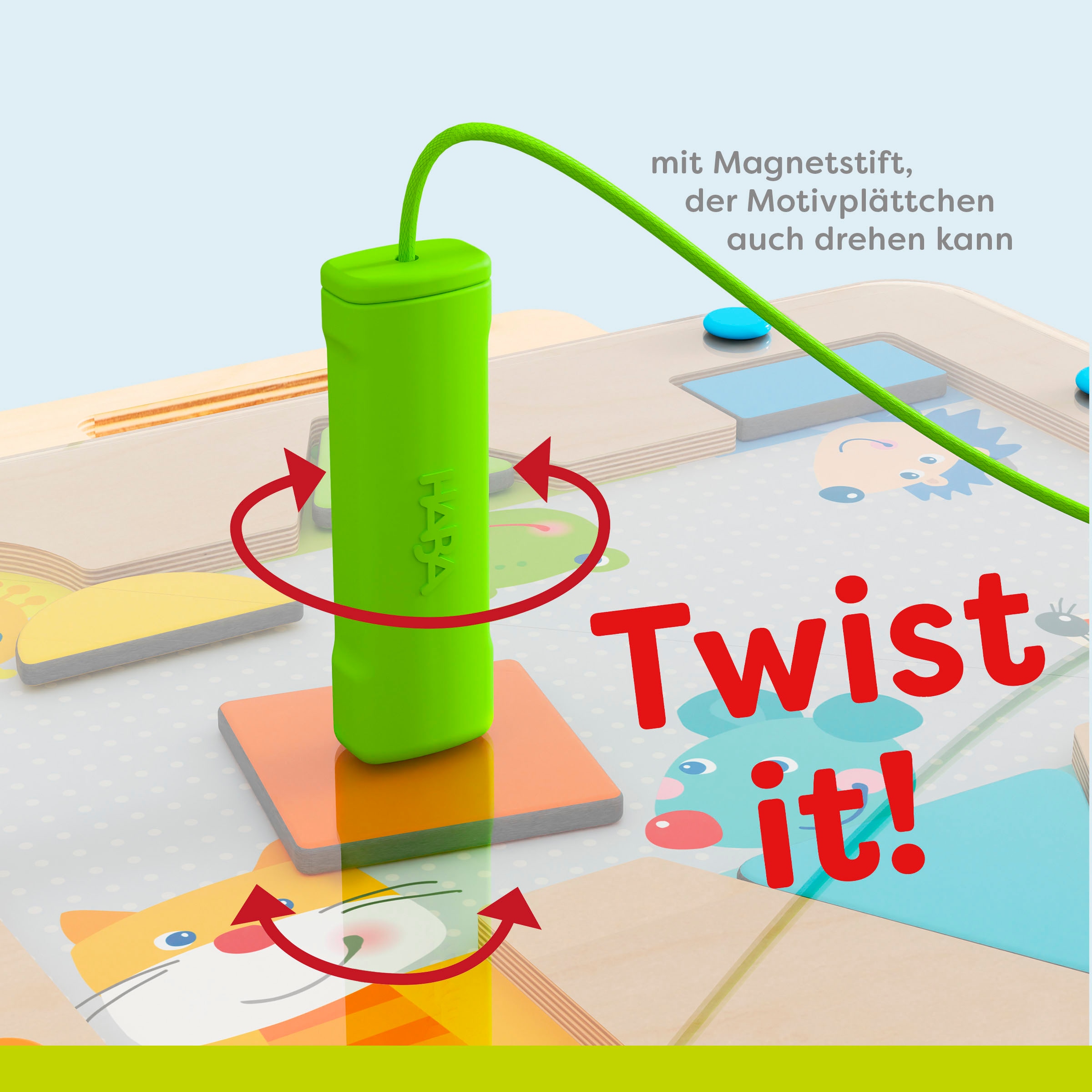 Haba Spiel »Vario Formen mit geometrischen Motivplättchen«