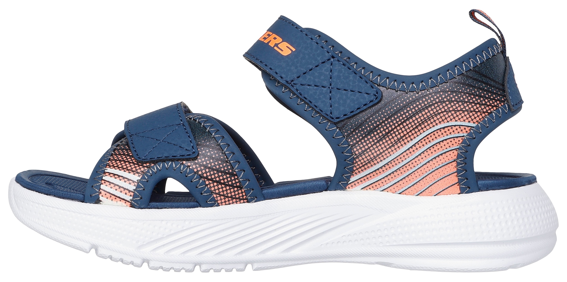 Skechers Sandale »MICROSPEC-SPLASH«, leichte Sandale mit Klettverschluss, Größenschablone zum Download