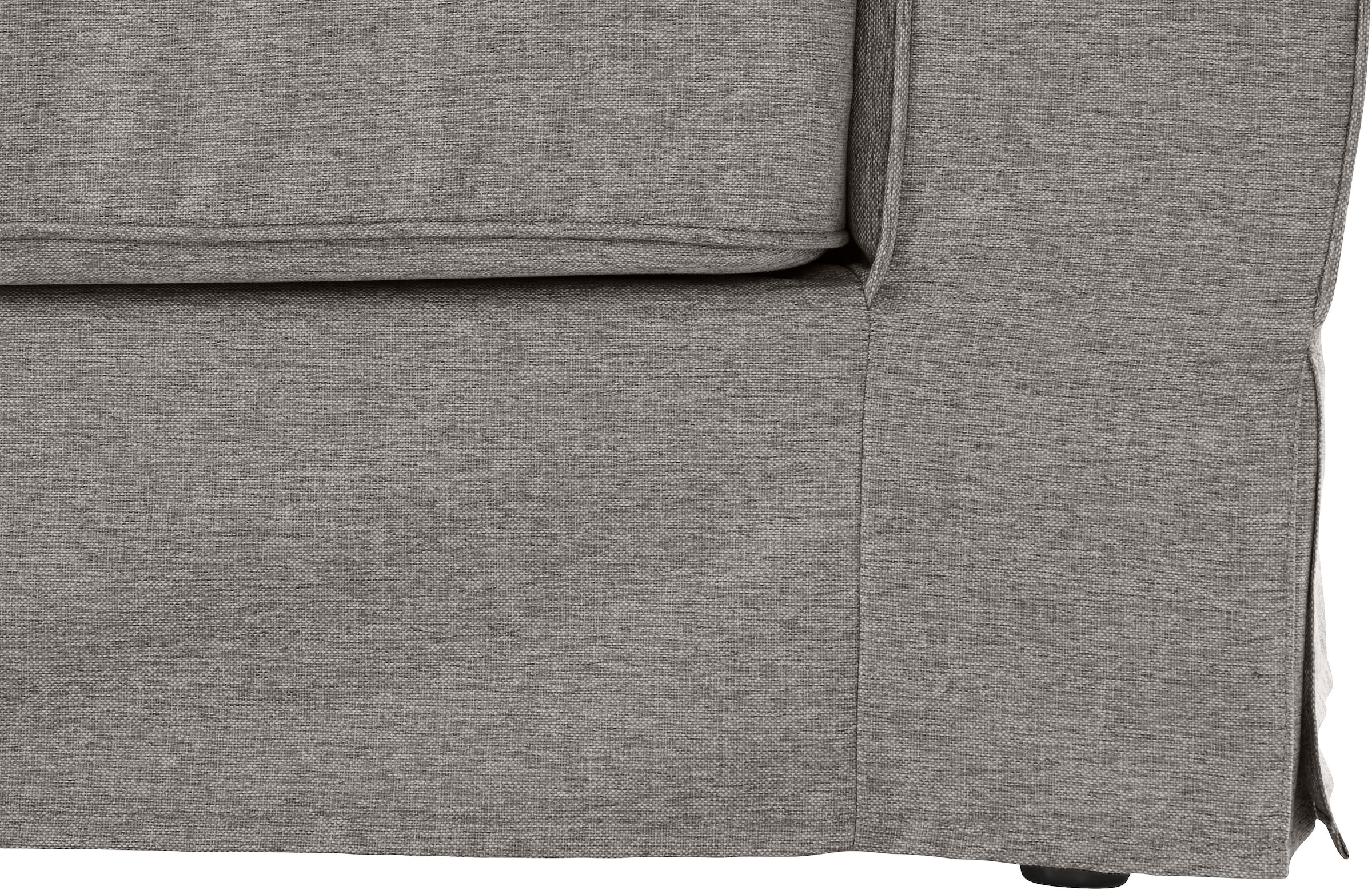 Timbers Ecksofa »Vintage L-Form«, 3-Sitzer Polsterecke im Landhausstil, mit abnehmbarer Husse