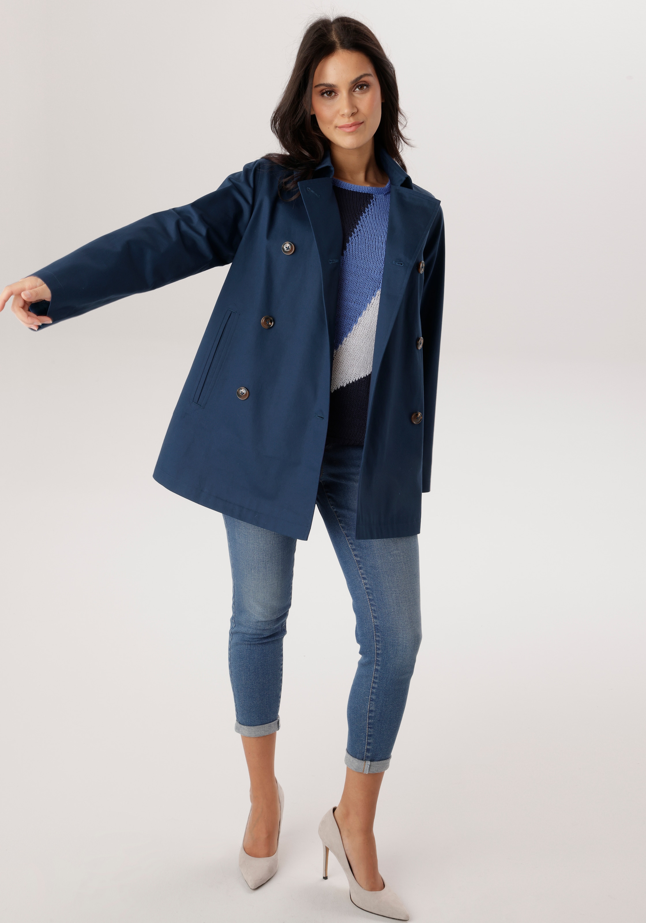 Aniston SELECTED Cabanjacke ohne Kapuze mit zwei Eingriffstaschen - NEUE KOLLEKTION