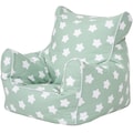 Knorrtoys® Sitzsack »Green White Stars«, für Kinder; Made in Europe