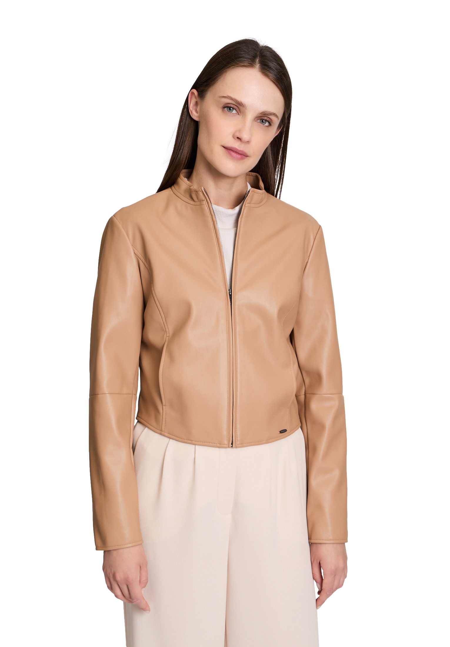 Betty&Co Jackenblazer »Bikerjacke mit Stehkragen«