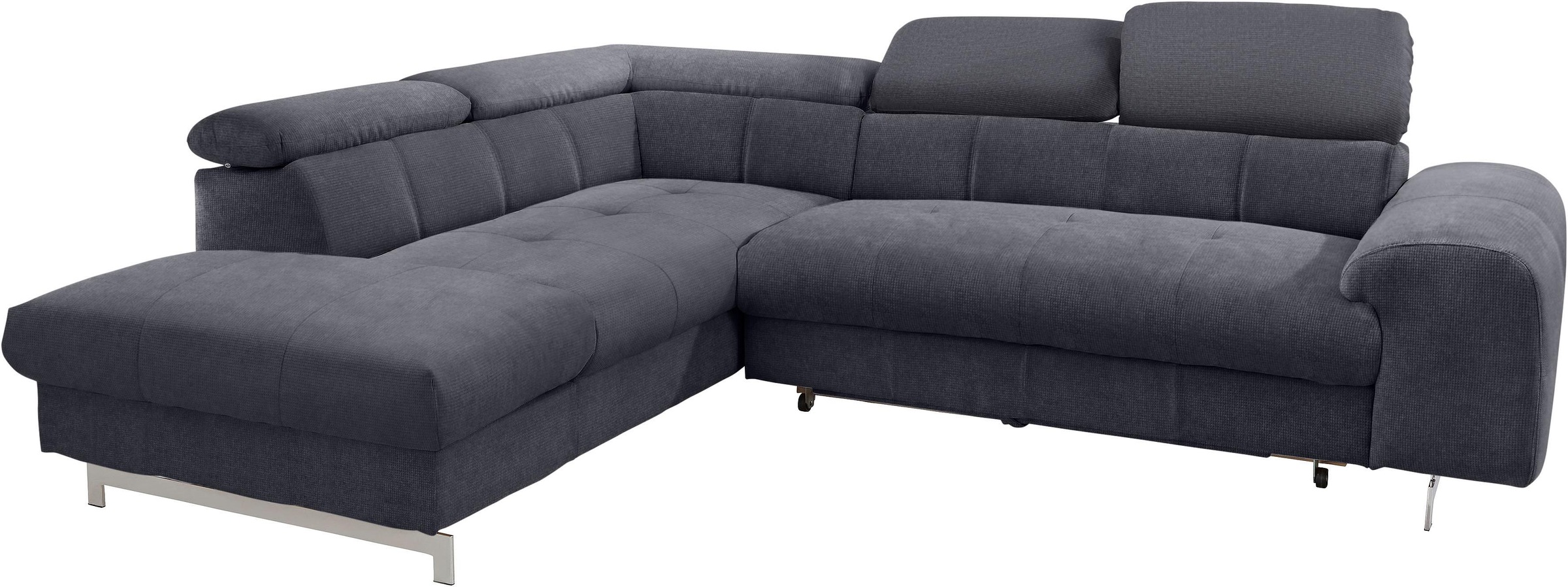 COTTA Ecksofa »Chef L-Form«, mit Kopfteilverstellung, wahlweise mit Bettfunktion