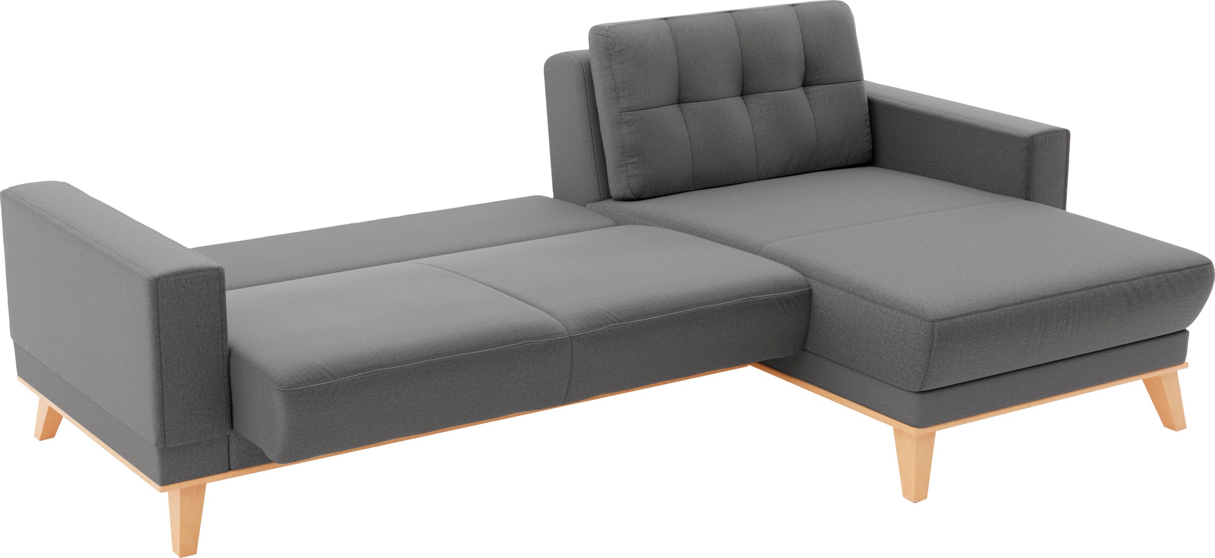 sit&more Ecksofa »Lavida L-Form«, wahlweise mit Kippfunktion und Bettkasten
