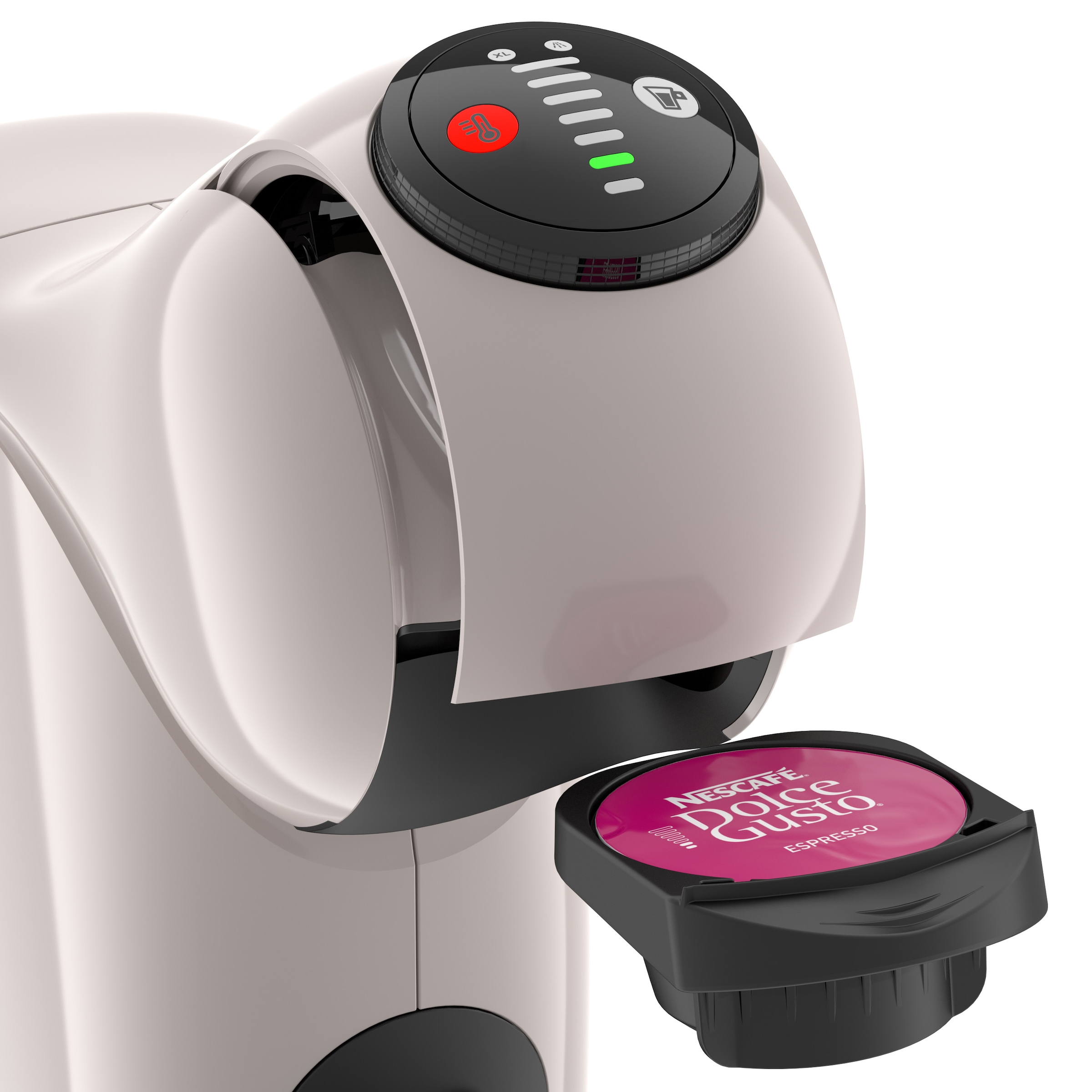 NESCAFÉ® Dolce Gusto® Kapselmaschine »KP243A Genio S« Multigetränke-Kapselmaschine, kompakt, Hochdruck, LED-Kontrollrädchen
