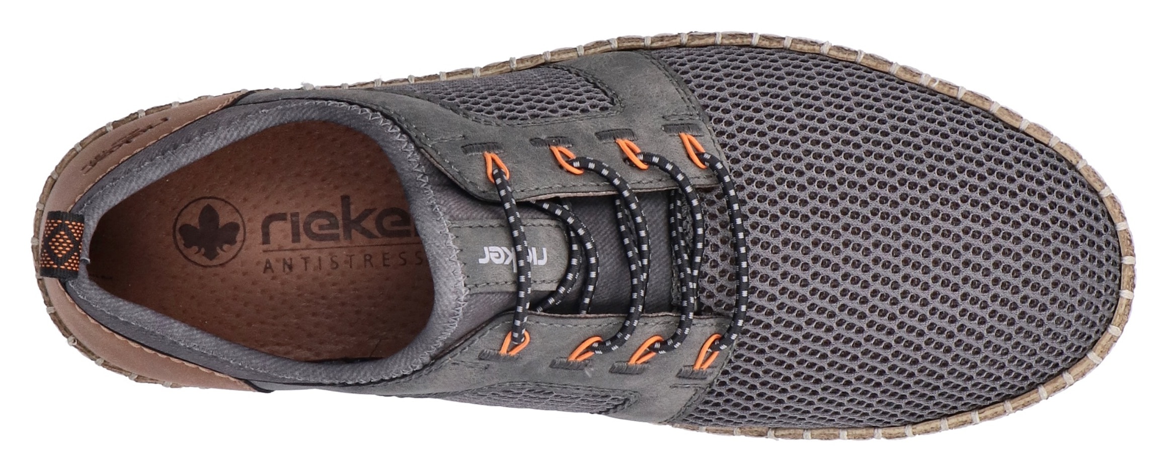 Rieker Slip-On Sneaker  Schlupfschuh, Slipper, Freizeitschuh, elastischer Einstieg, Gummizug