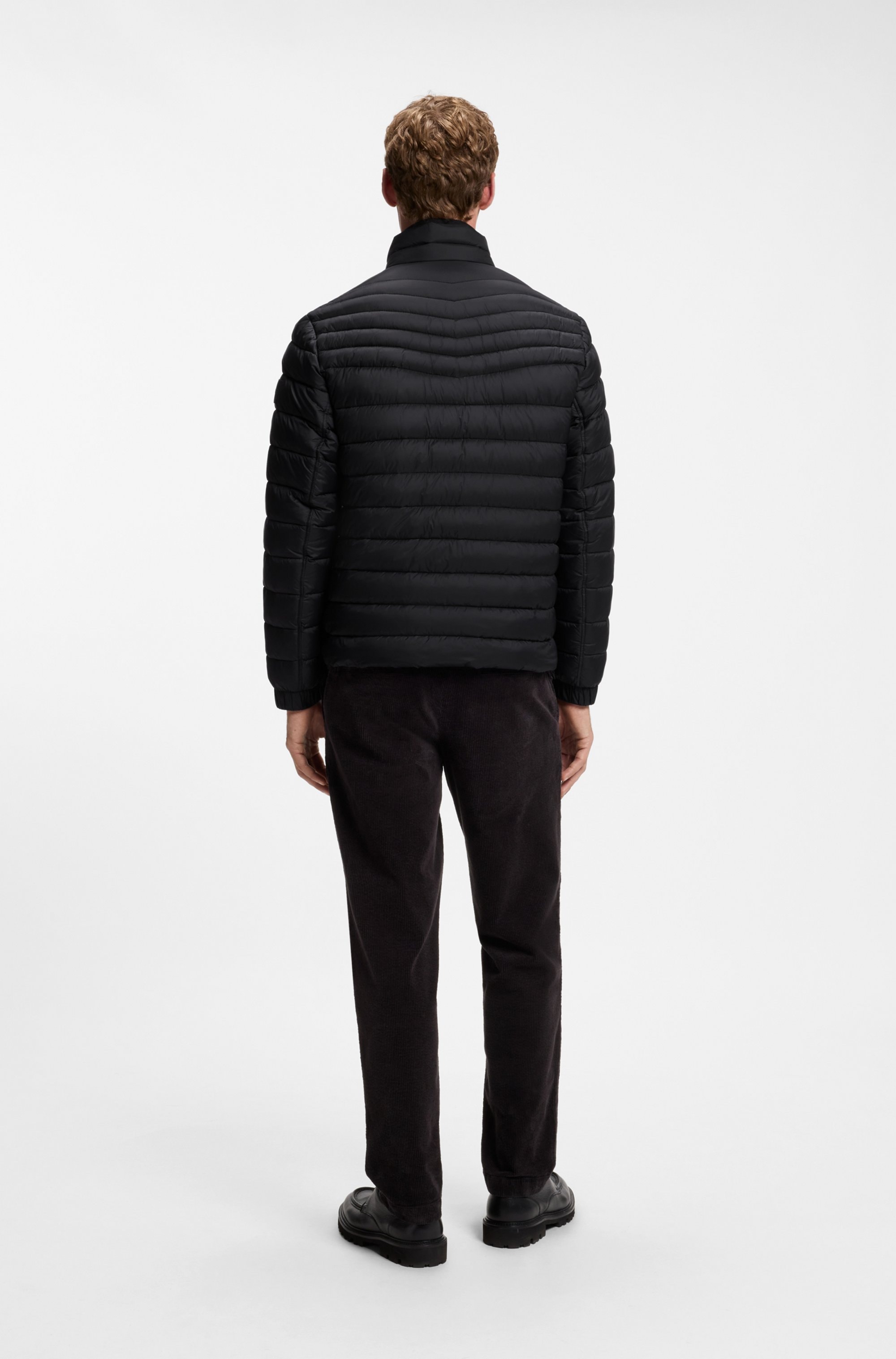 BOSS ORANGE Steppjacke »Oden« ohne Kapuze mit Stehkragen, slim fit, federleicht wasserabweisend