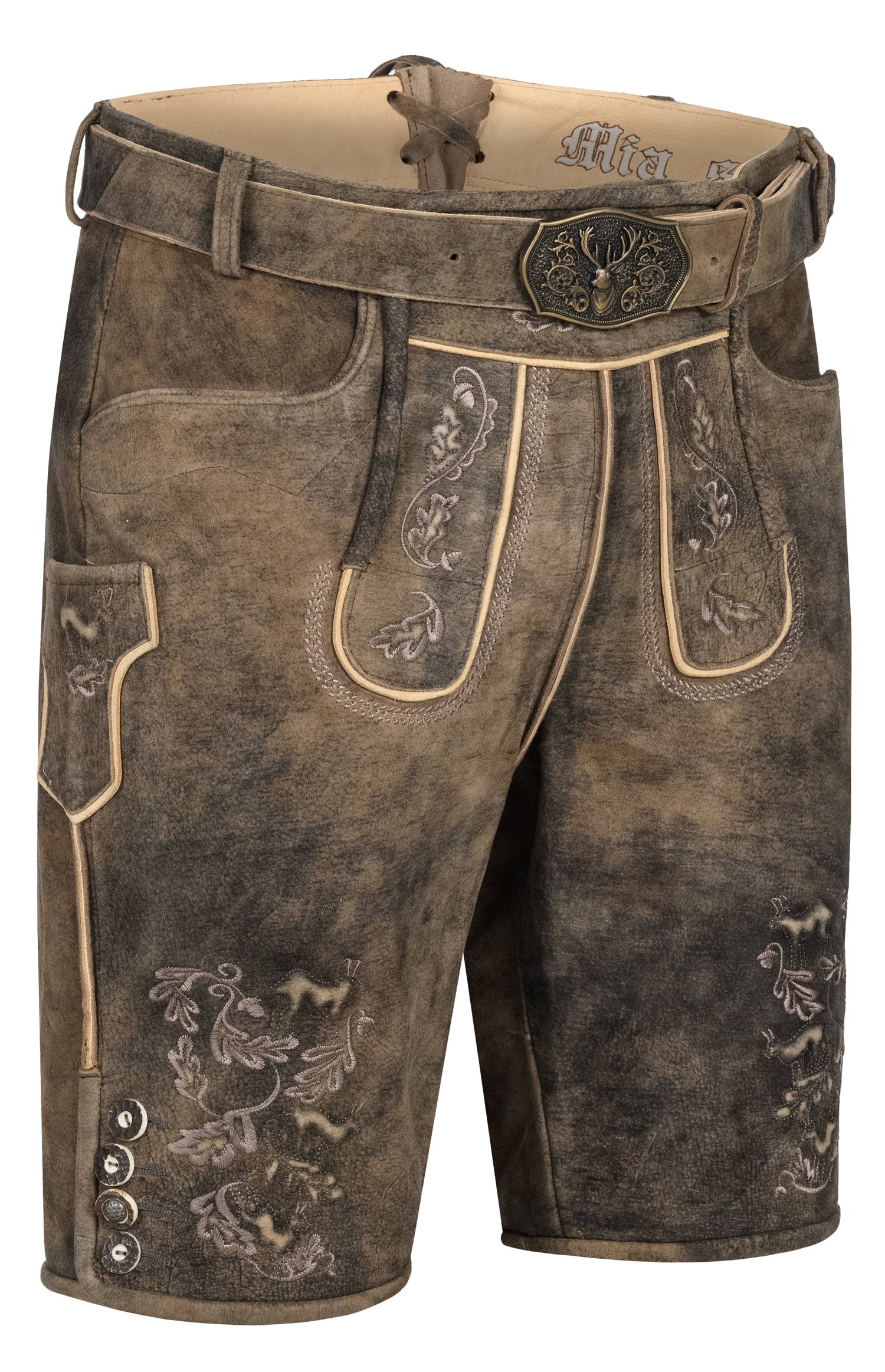 Nübler Trachtenlederhose »Lederhose Pertran«