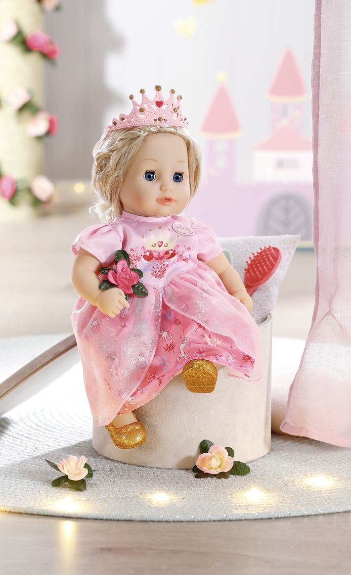 Baby Annabell Babypuppe »Little Sweet Princess, 36 cm«, mit Schlafaugen und Sound