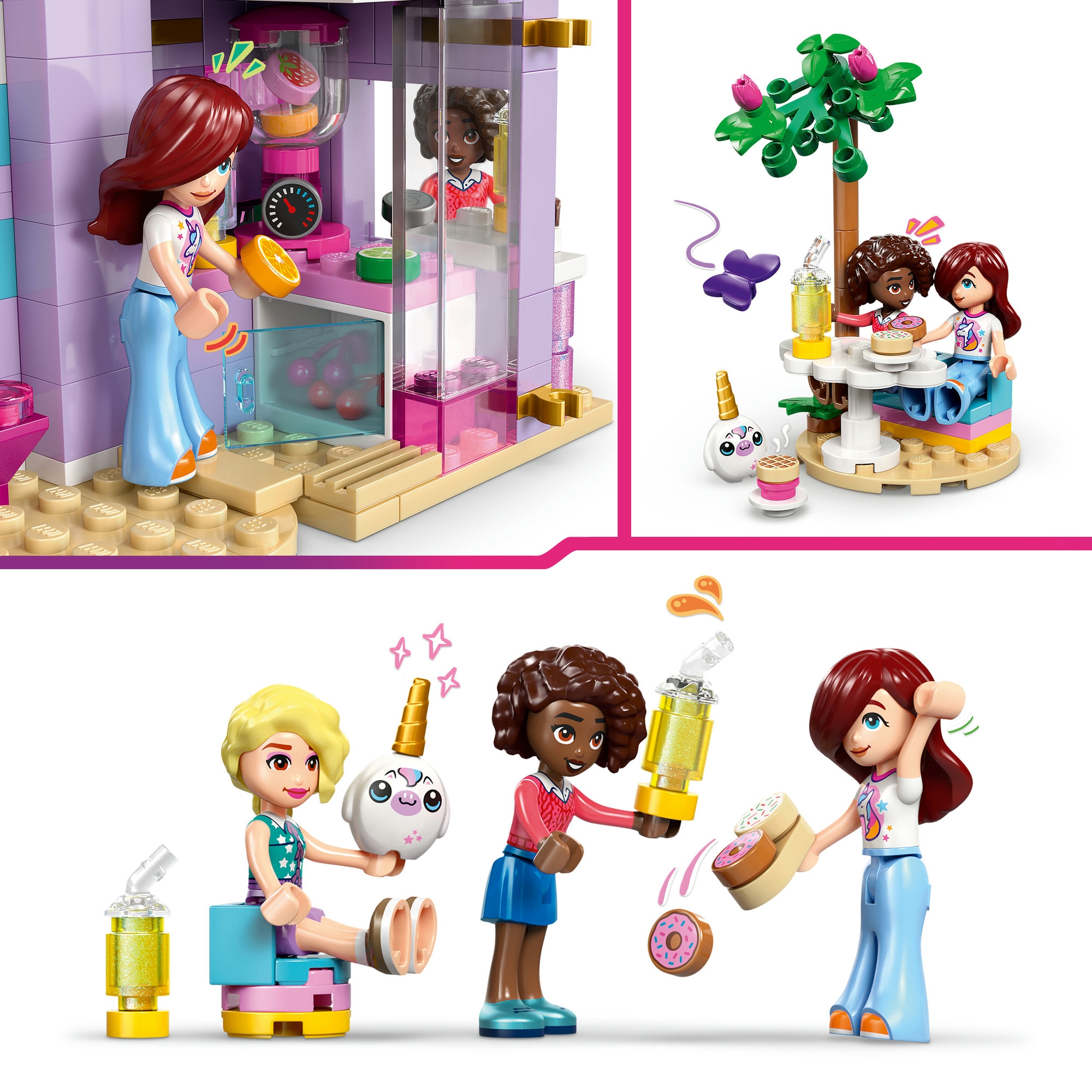 LEGO® Konstruktionsspielsteine »Einhorn-Traumcafé (42684), LEGO Friends« Made in Europe
