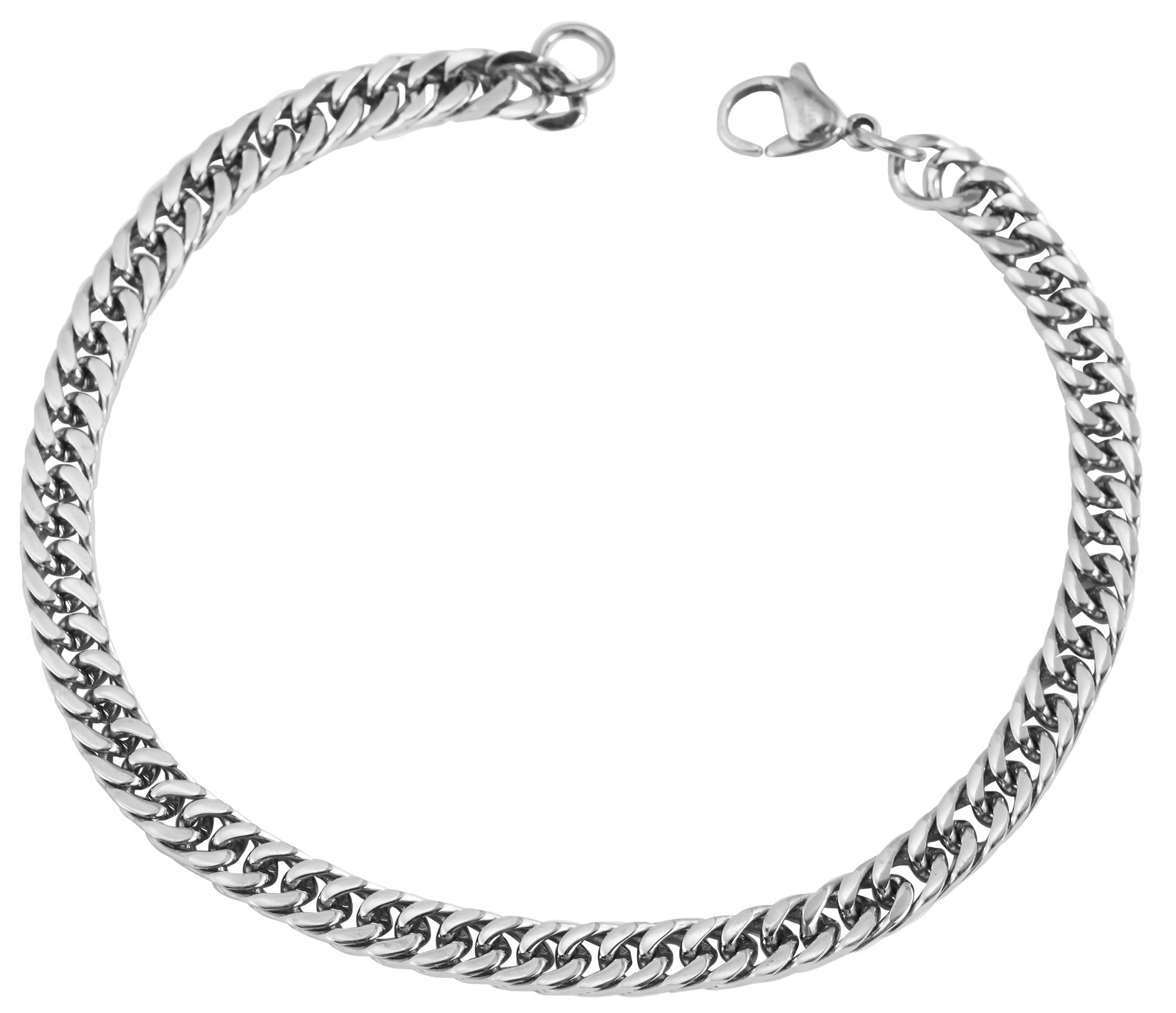 Adelia´s Panzerarmband »Unisex Armband ¿ Panzerarmband aus Edelstahl 21 cm«