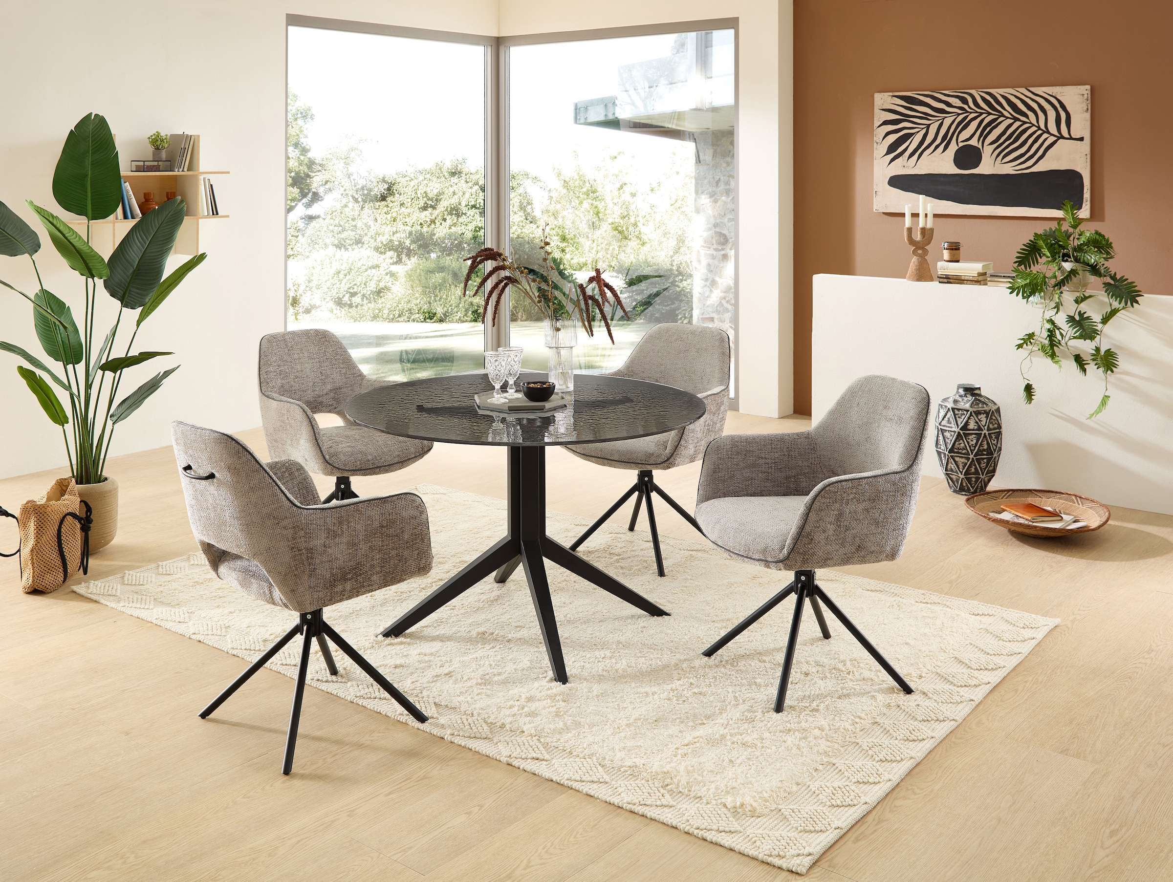 Stolkom Armlehnstuhl »Adrina B/H/T 63x89x62 cm« (Packung) 1 Stk.180 grad drehbar mit Auto-Return