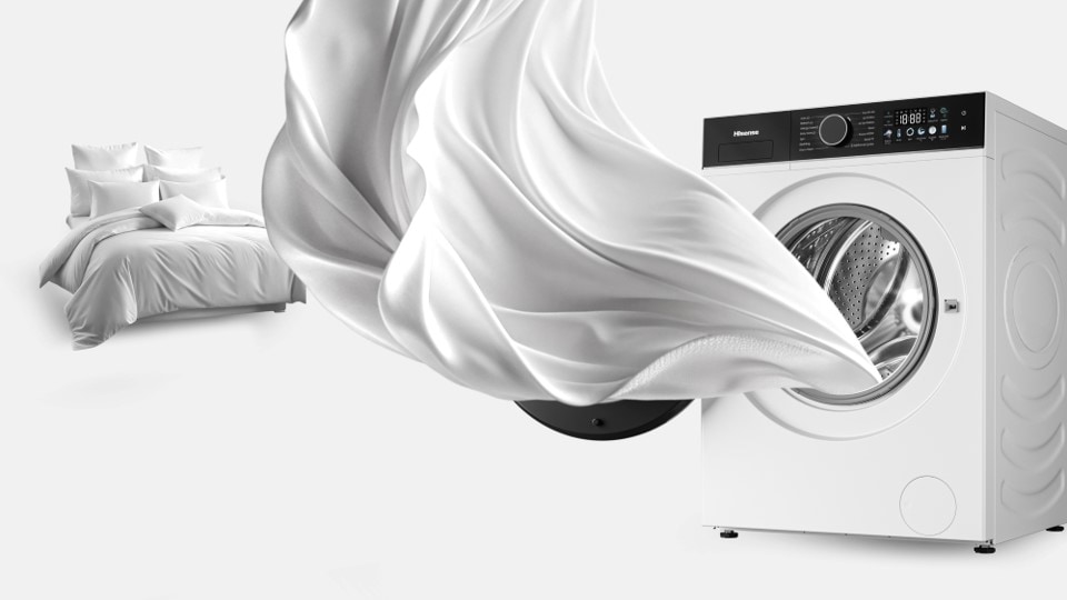 Hisense Wärmepumpentrockner »DH3I802BWCD« 3i Serie Farb-Display, Smart Assist