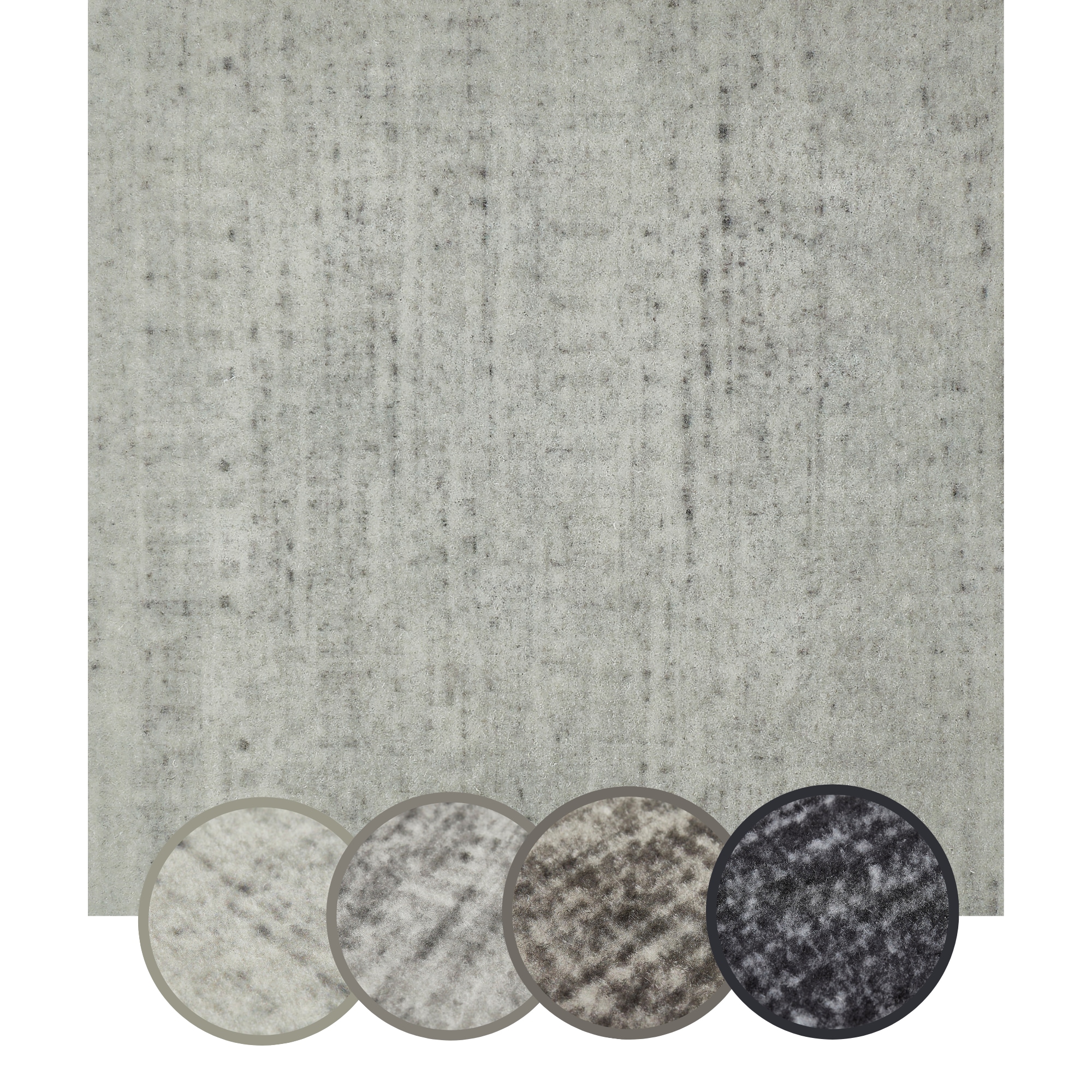 Andiamo Teppichfliese »Paris Nadelfilz«, quadratisch, 4 mm Höhe, 40x40 cm, selbstklebend, robust & strapazierfähig, 25 Stück (4 qm)