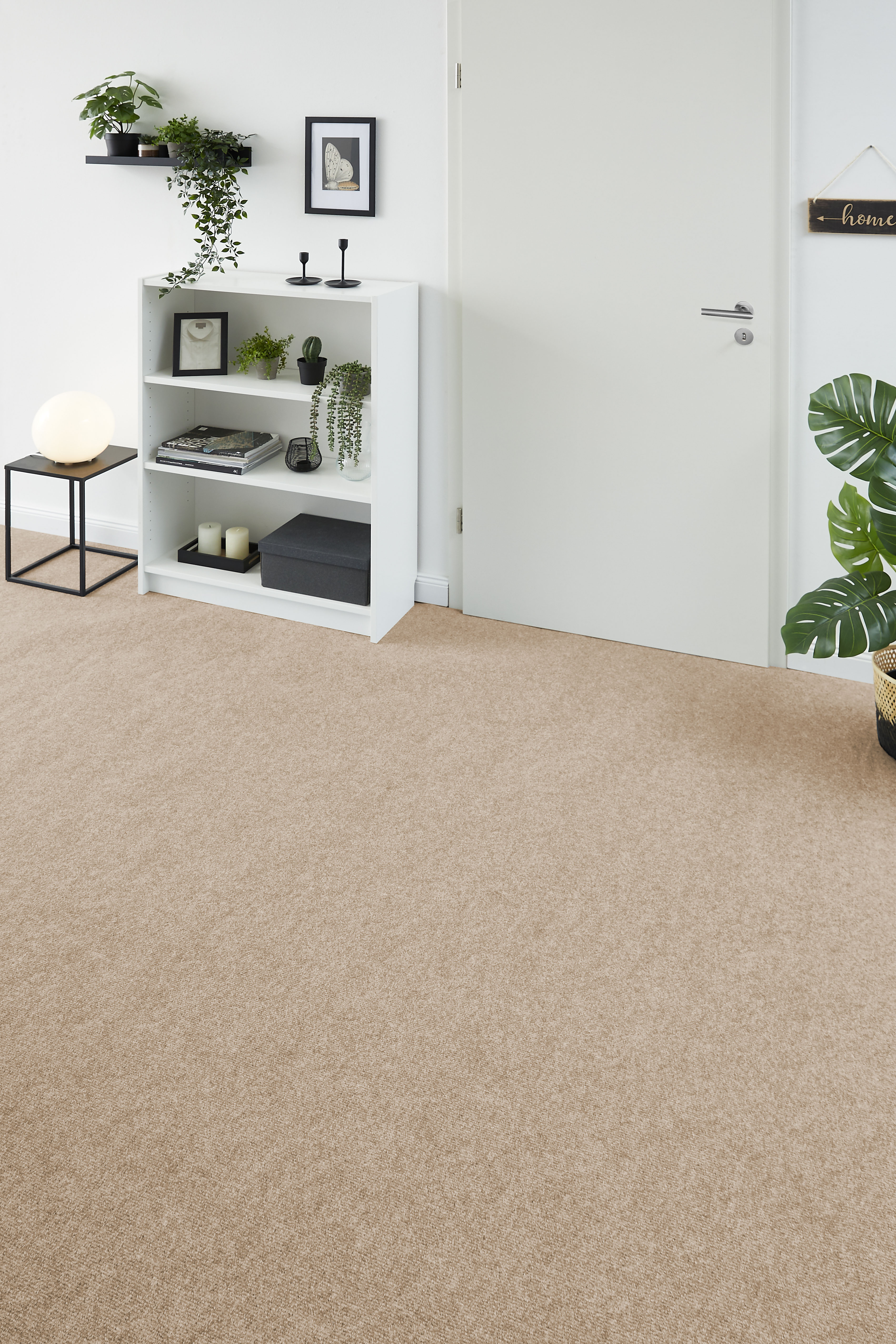 Teppichboden »Coupon Nadelfilz Milo«, rechteckig, Uni Farben, Breite 100cm oder 200...