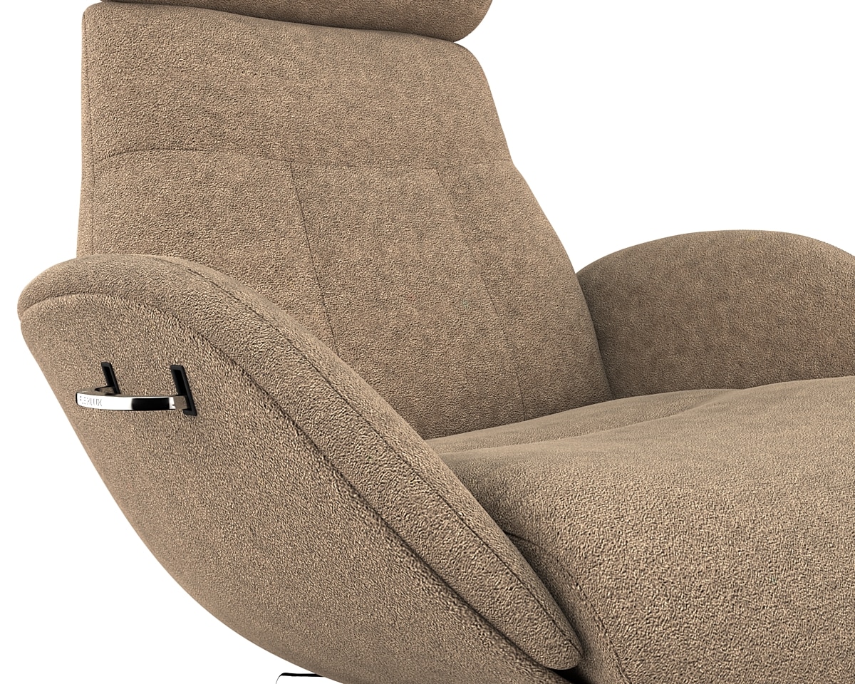 FLEXLUX Relaxsessel bequem »Relaxchairs Komfort, Fuß & drehbar, Rücken- Premium Elegant«, Alu Kopfteilverstellung, kaufen