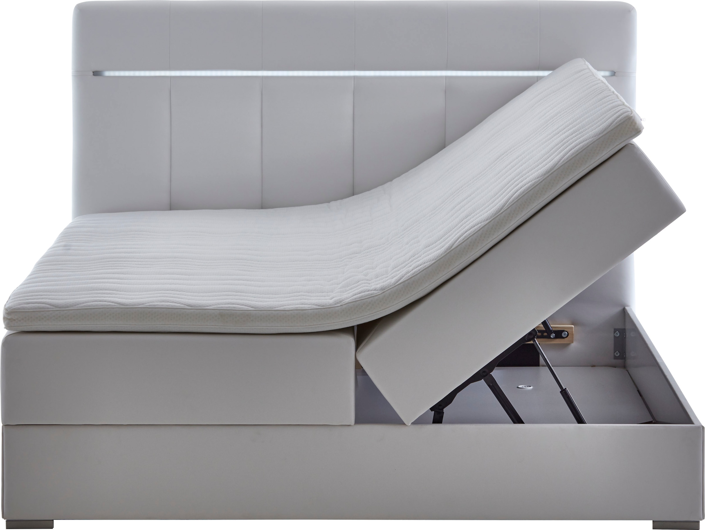 ATLANTIC home collection Boxbett »Tessa« mit LED-Beleuchtung und Bettkasten